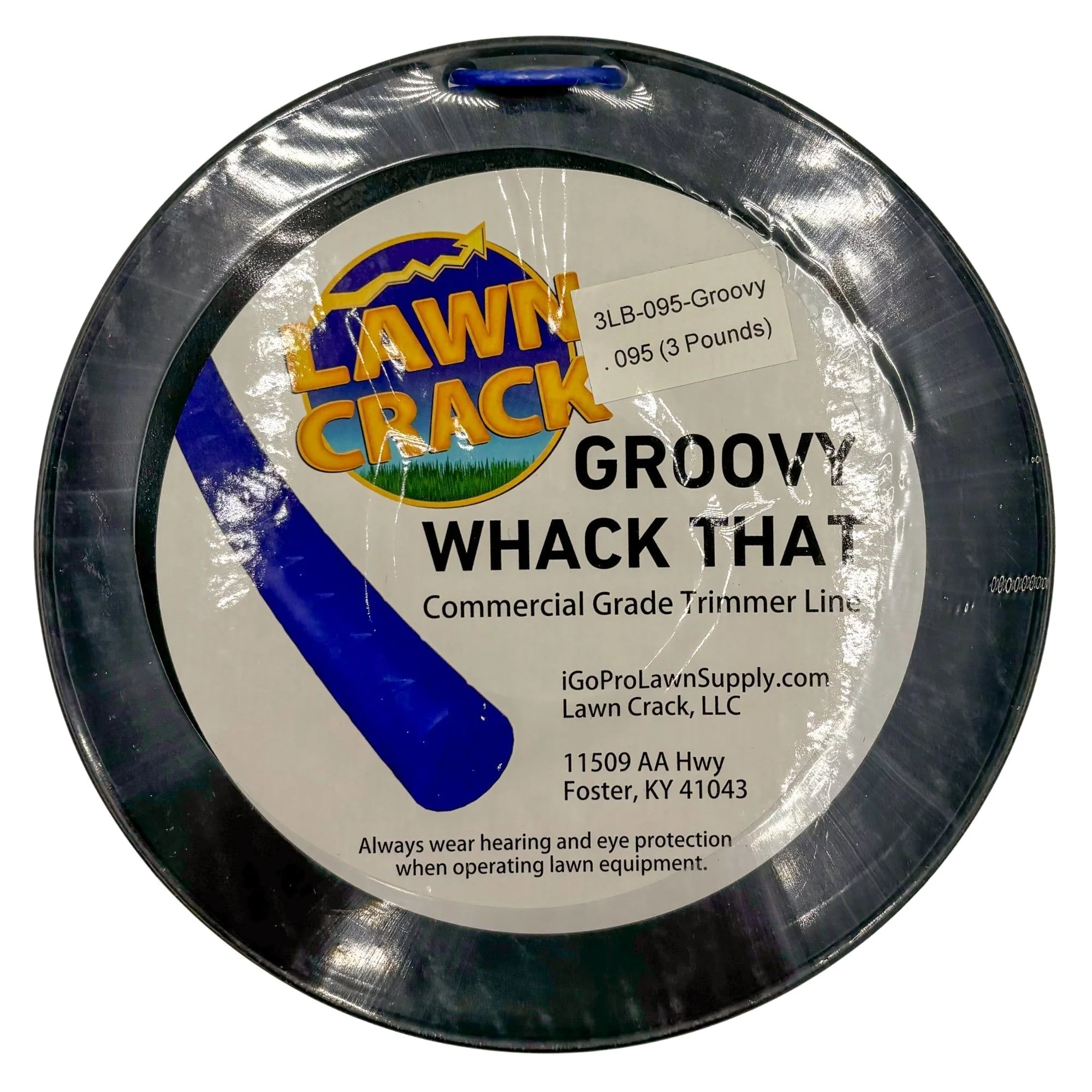 .095 Groovy Trimmer Line 3 Pounds Commercial Grade Lawn Crack - Image 3