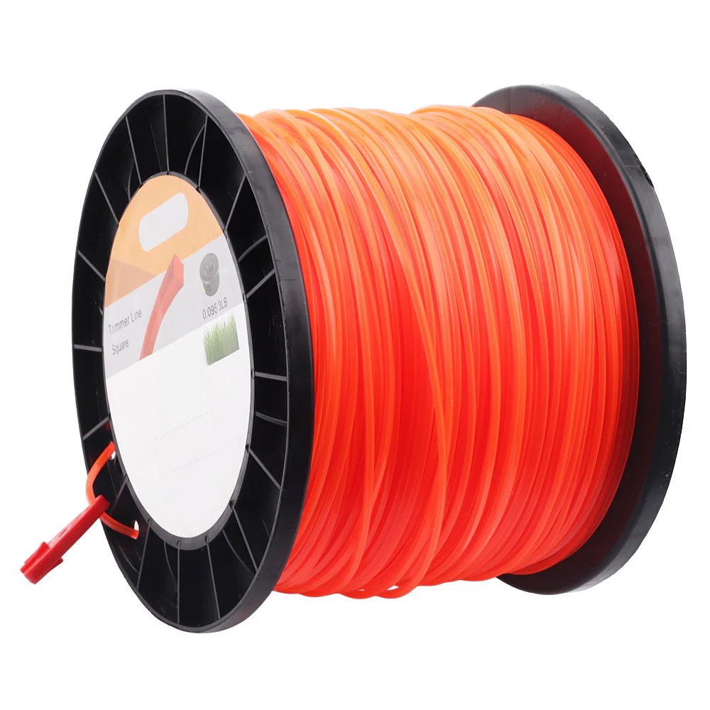 .095-Inch Square Grass Trimmer Line 3 Pound for Echo SRM235 SRM230 Stihl FS56RC FS55R Husqvarna 128LD Ryobi RY253SS String Trimmer