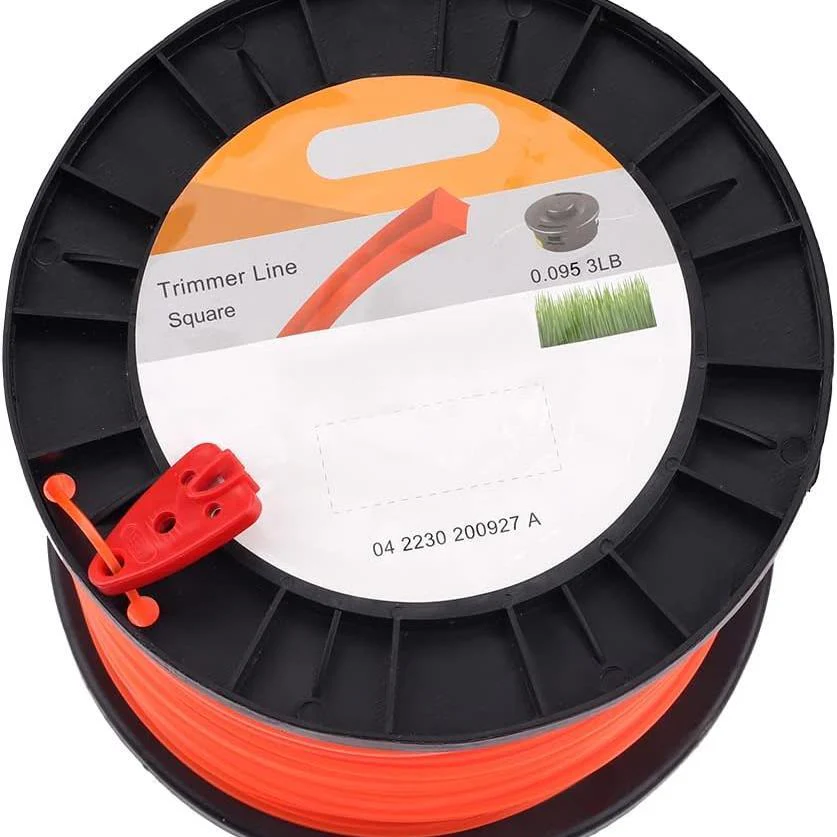 .095-Inch Square Grass Trimmer Line 3 Pound for Echo SRM235 SRM230 Stihl FS56RC FS55R Husqvarna 128LD Ryobi RY253SS String Trimmer - Image 3