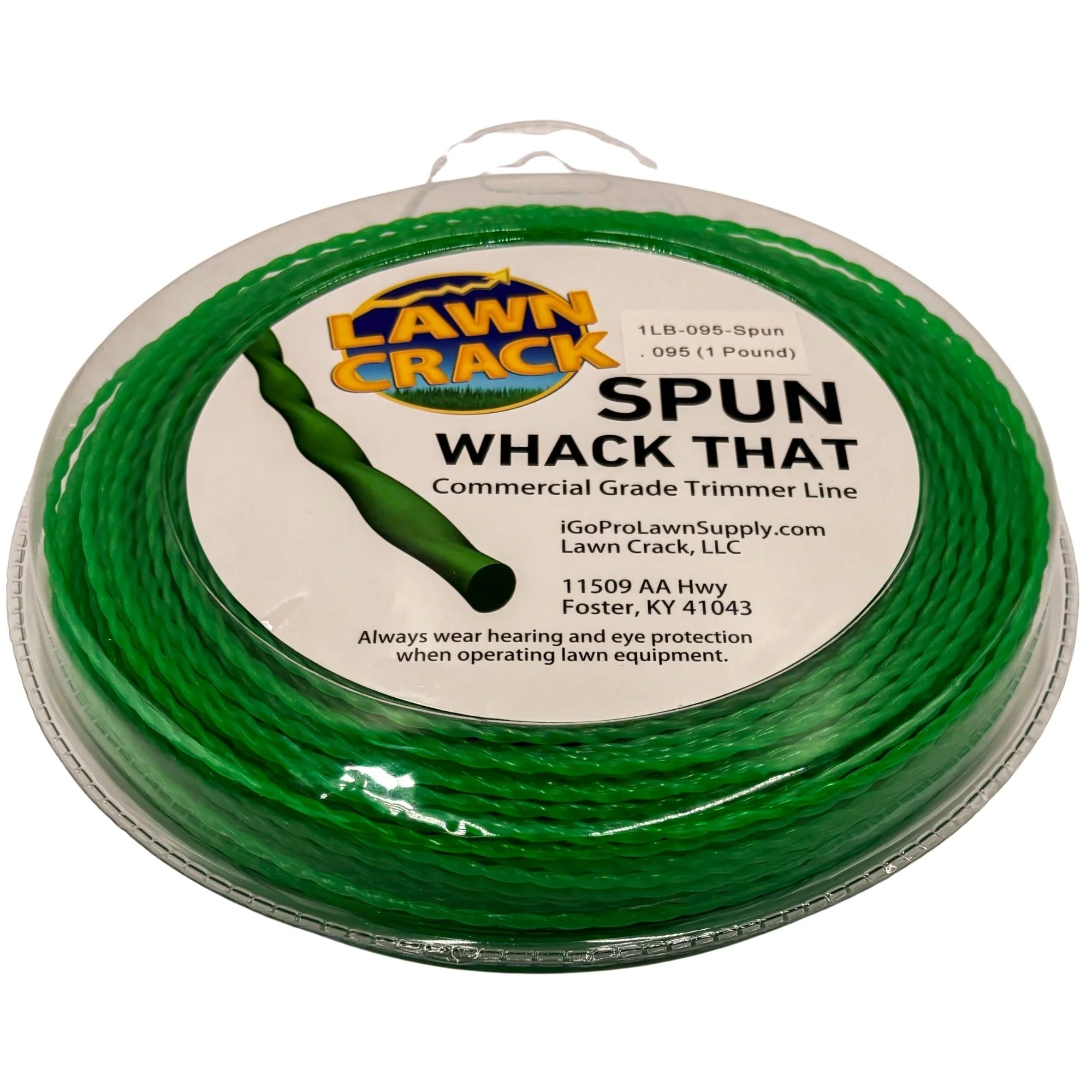 .095 Spun Trimmer Line 1 Pound Commercial Grade Lawn Crack - Image 3