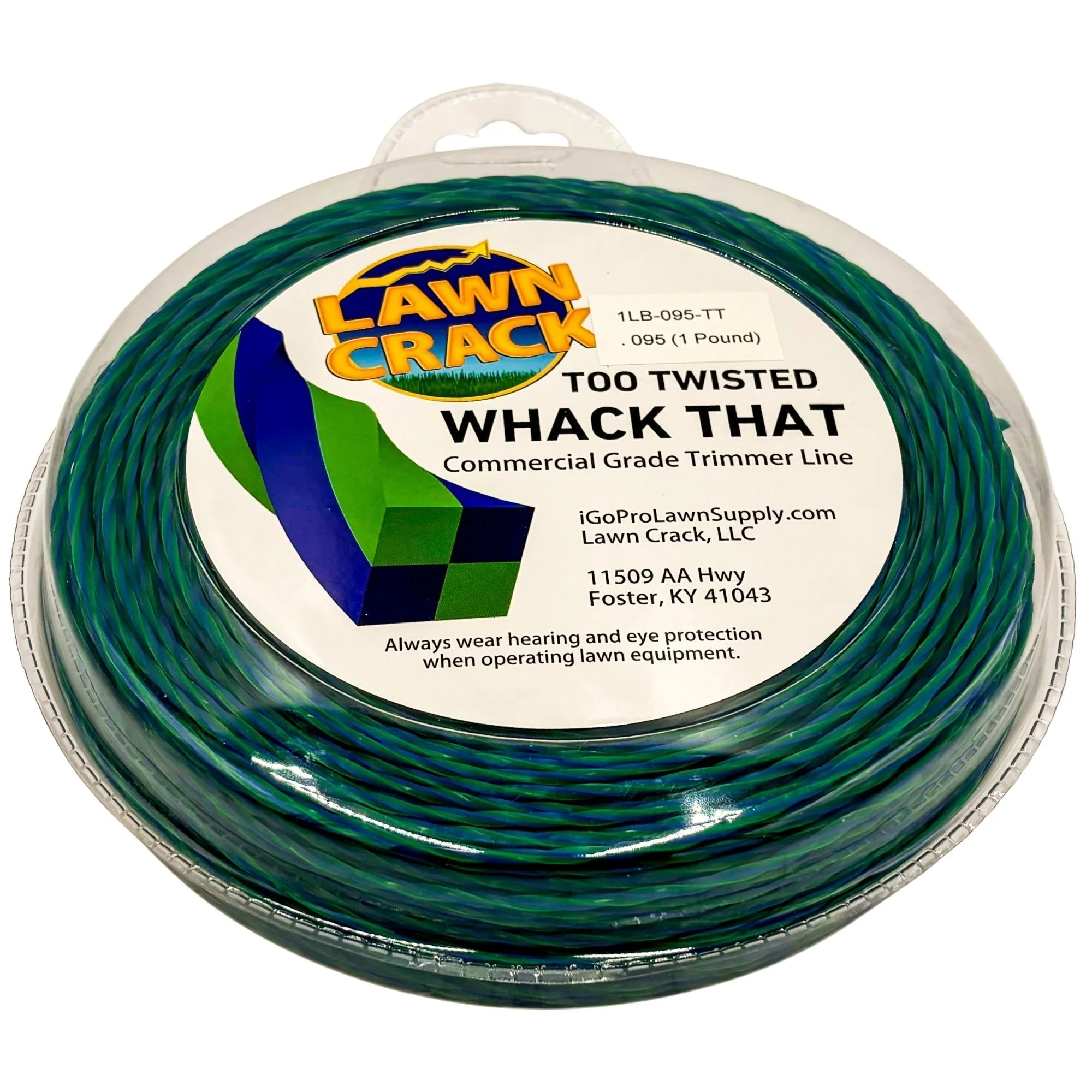 .095 Too Twisted Trimmer Line 1 Pound Commercial Grade Lawn Crack - Image 3
