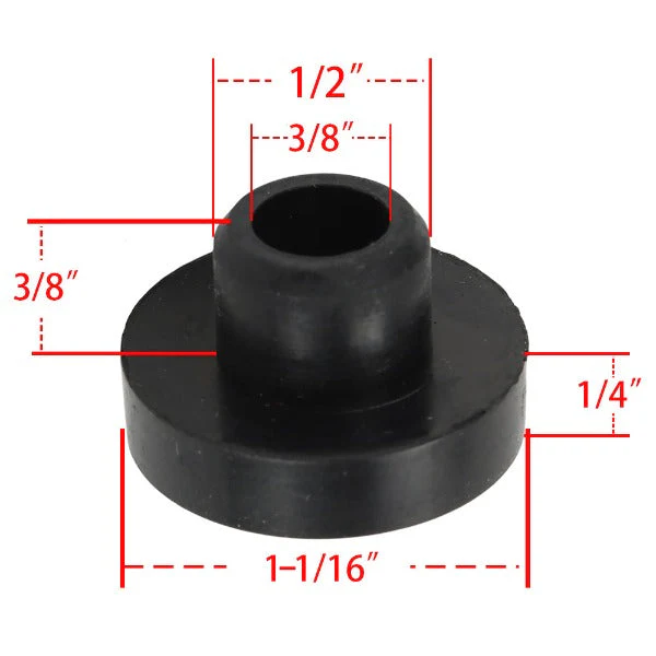 10-Pack 33/64 inch Universal Gas Fuel Tank Grommet Bushings Cub Cadet Craftsman Kolher Engine Tractor Lawn Mower Generator Pressure Washer - Image 3