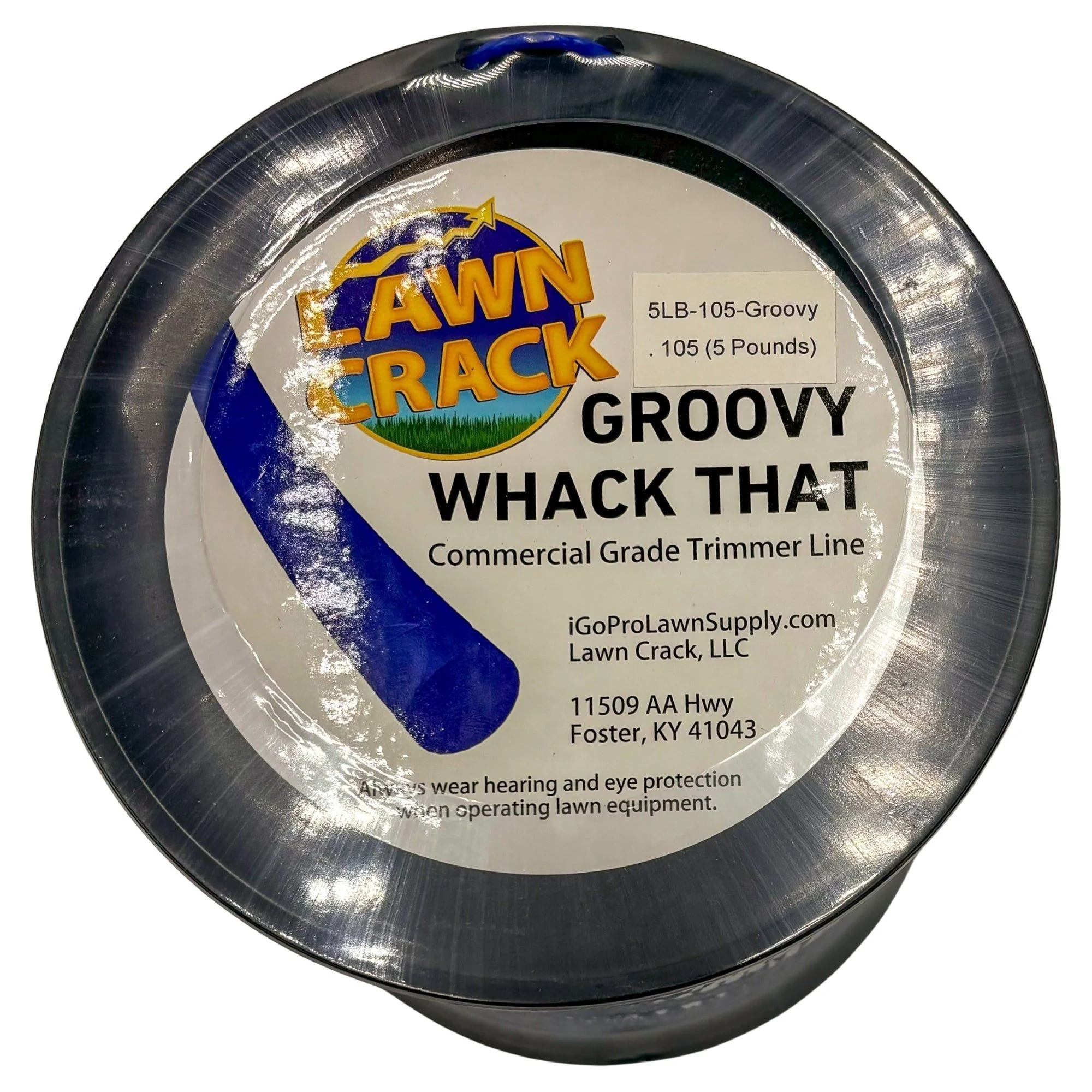 .105 Groovy Trimmer Line 5 Pounds Commercial Grade Lawn Crack - Image 3