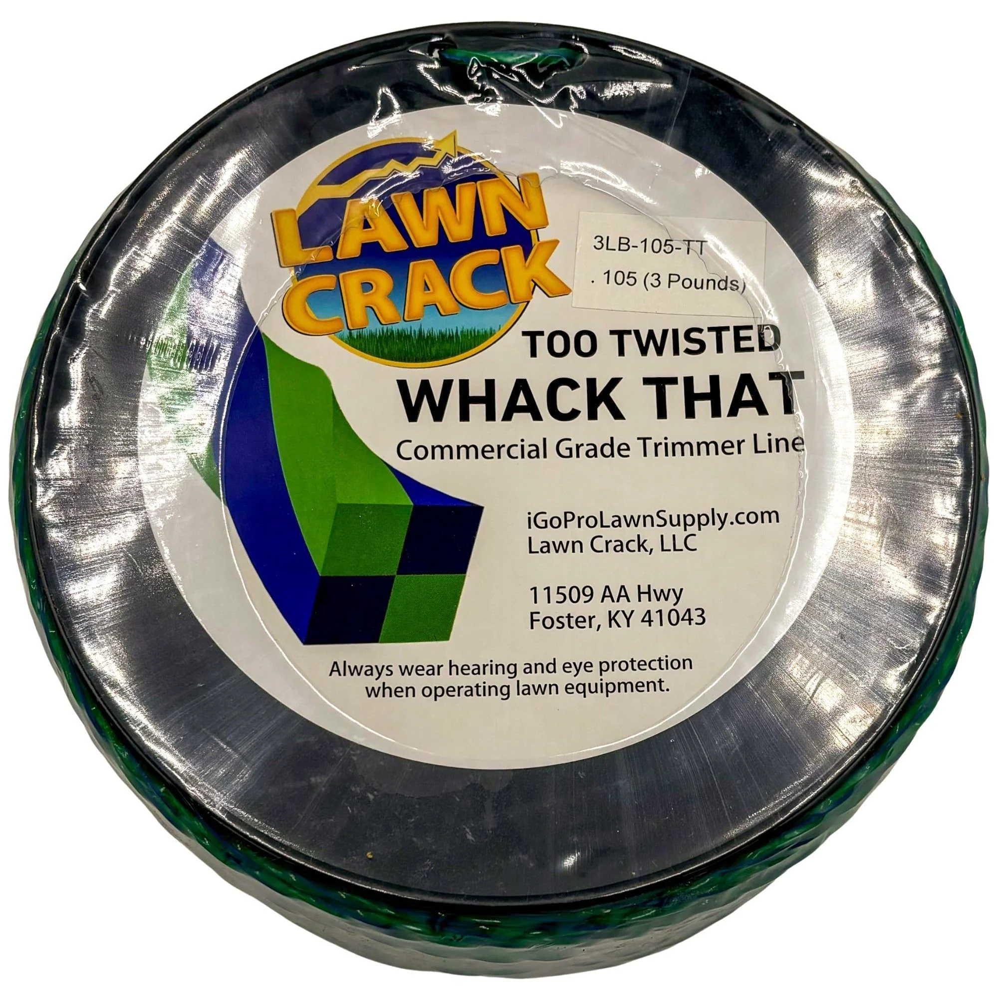 .105 Too Twisted Trimmer Line 3 Pounds Commercial Grade Lawn Crack - Image 3