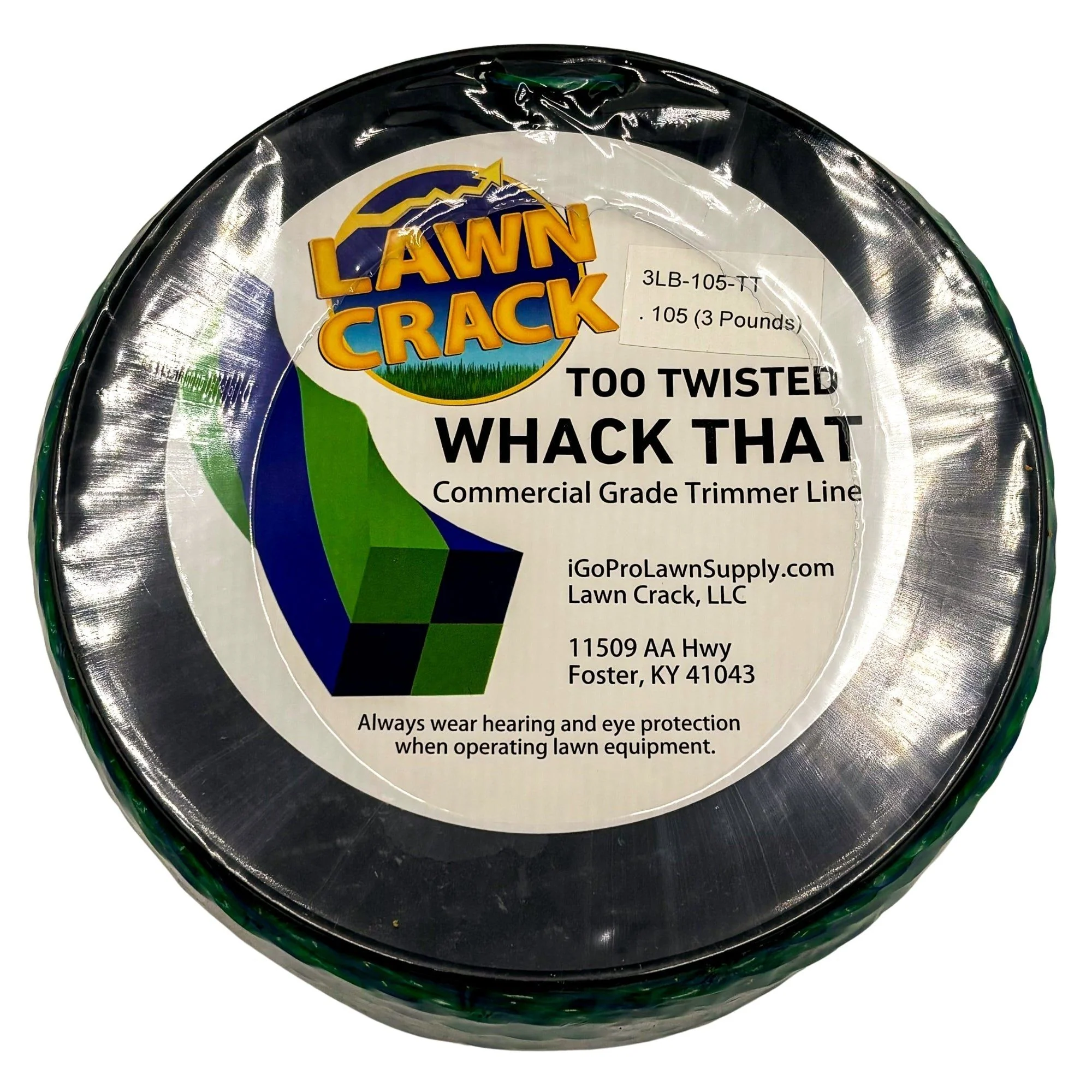 .105 Too Twisted Trimmer Line 3 Pounds Commercial Grade Lawn Crack - Image 5