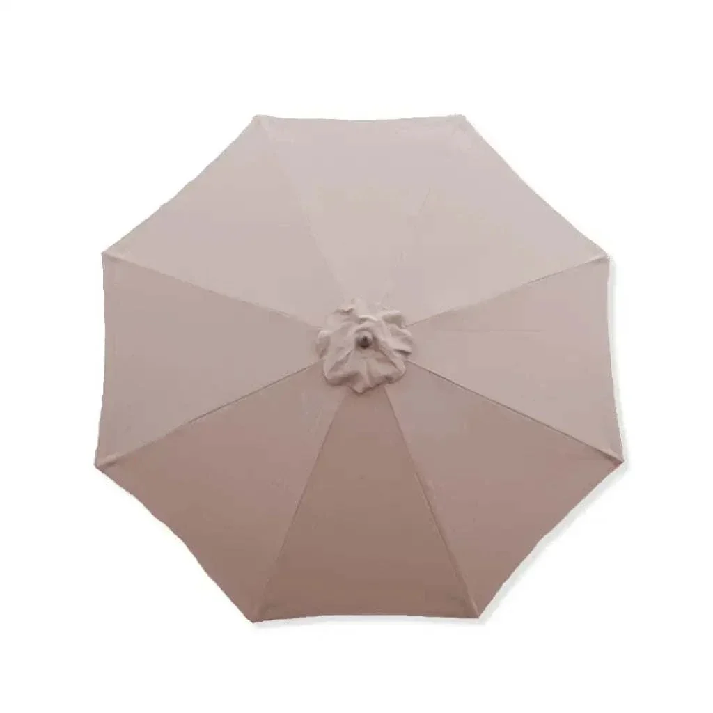 11ft Market Patio Umbrella 8 Rib Replacement Canopy Taupe