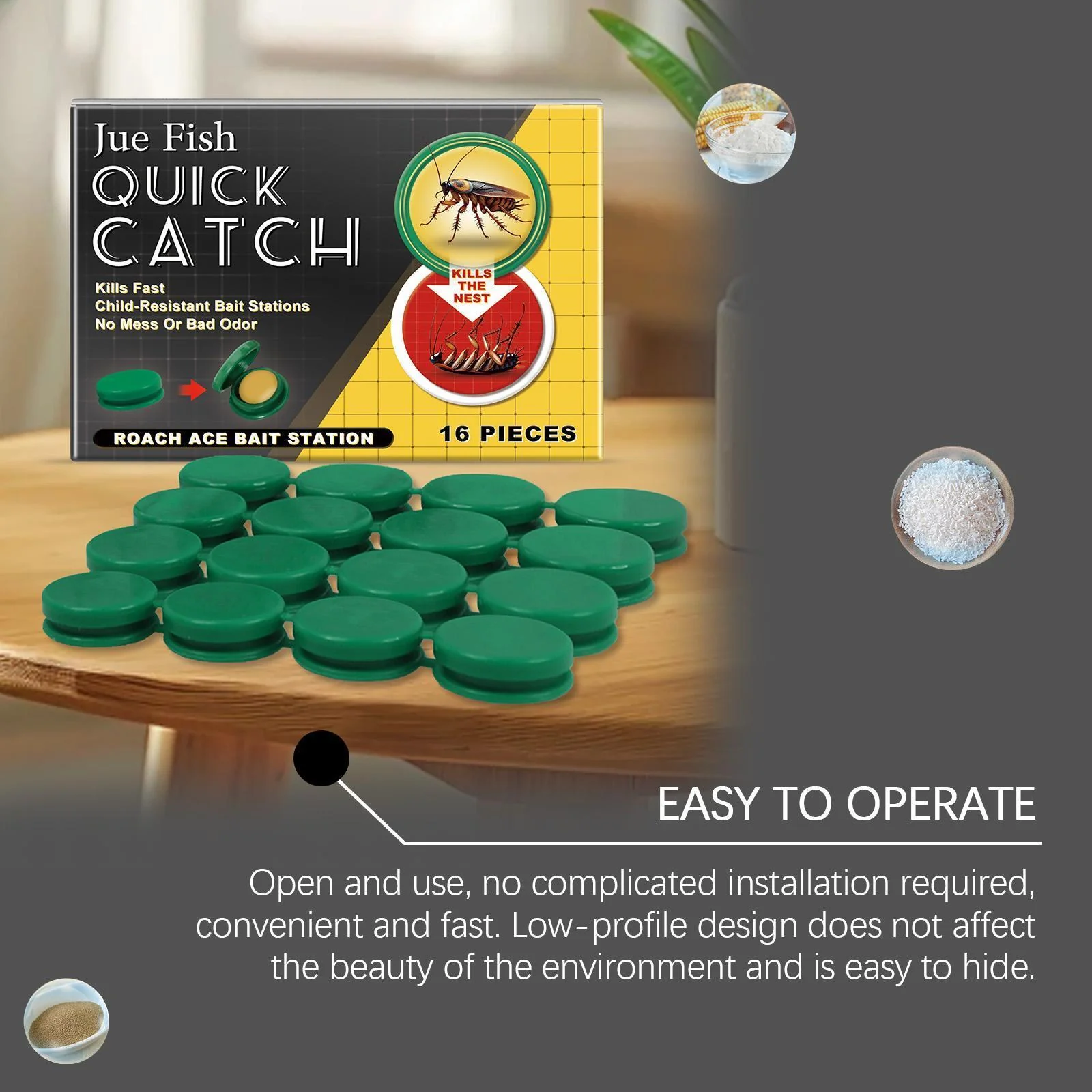 16-64 PCS Cockroach Bait Station Roach Killer USA Warehouse 🇺🇸 - Image 4