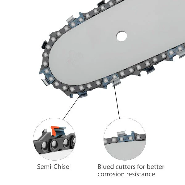 16 Inch MS210 Chain 3/8 LP Pitch .043 Gauge 55 DL for Stihl MS170 MS180 MS 210 017 018 MS180C MS170C Chainsaw #61 PMM3 55 90PX055G - Image 4
