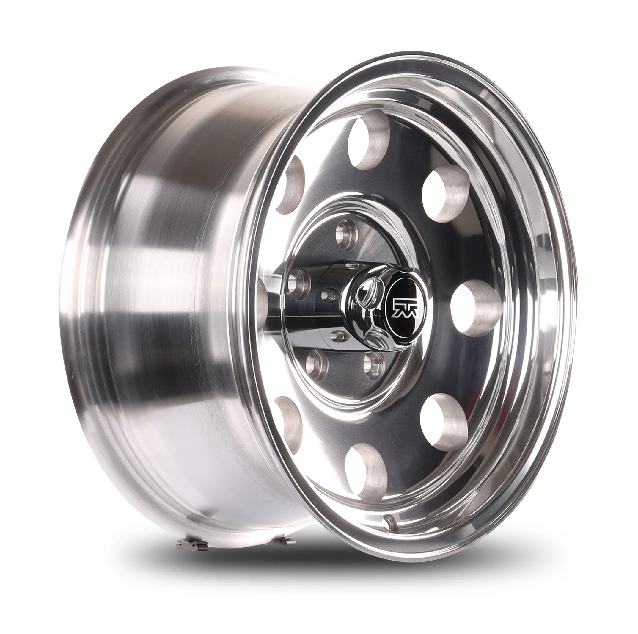16x8 Mudder Trucker MT614 Deisel Polished 5x127 5x5 ET0 Wheel Rim - Image 5