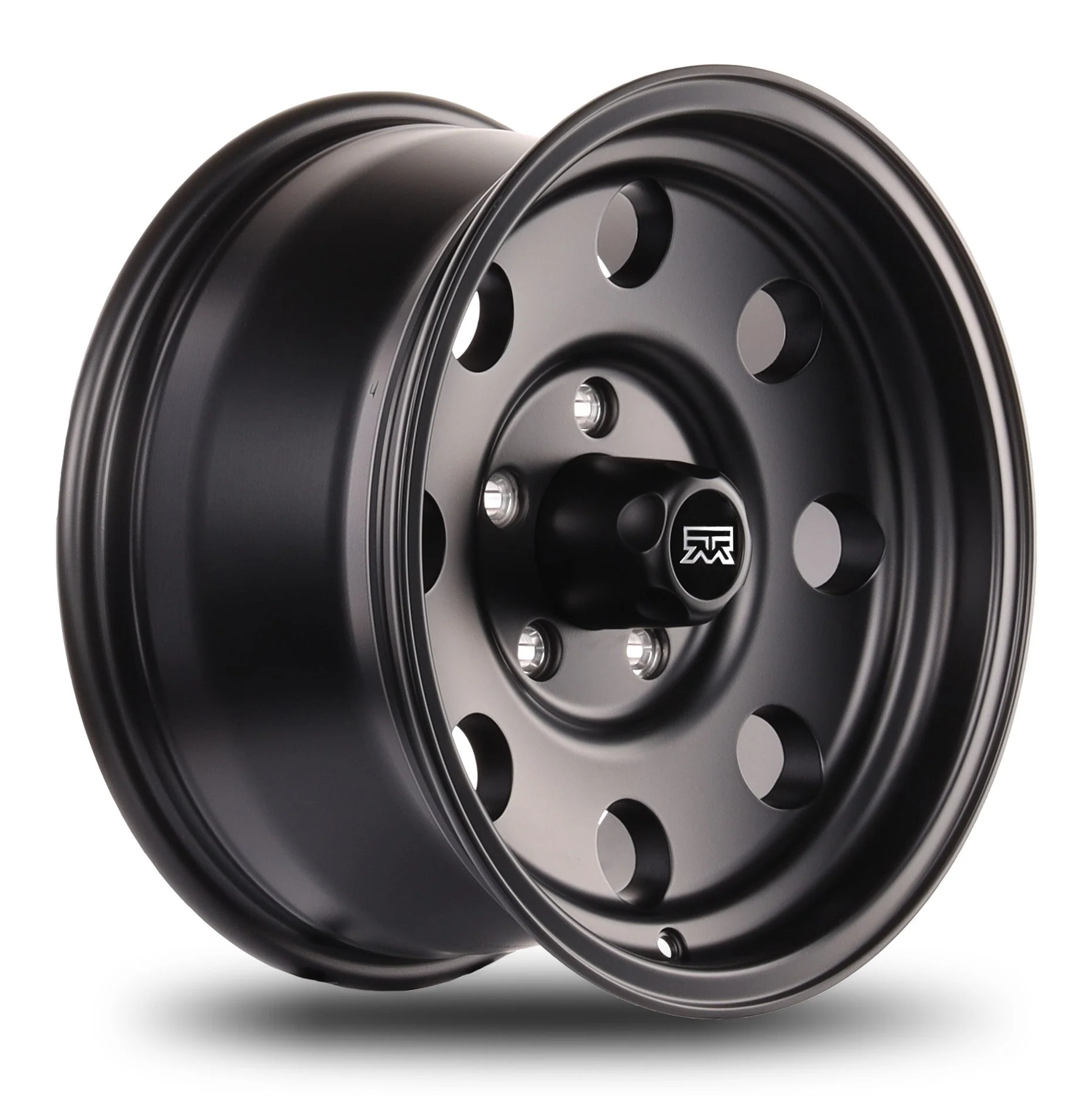 16x8 Mudder Trucker MT614 Deisel Satin Black 5x127 5x5 ET0 Wheel Rim - Image 3