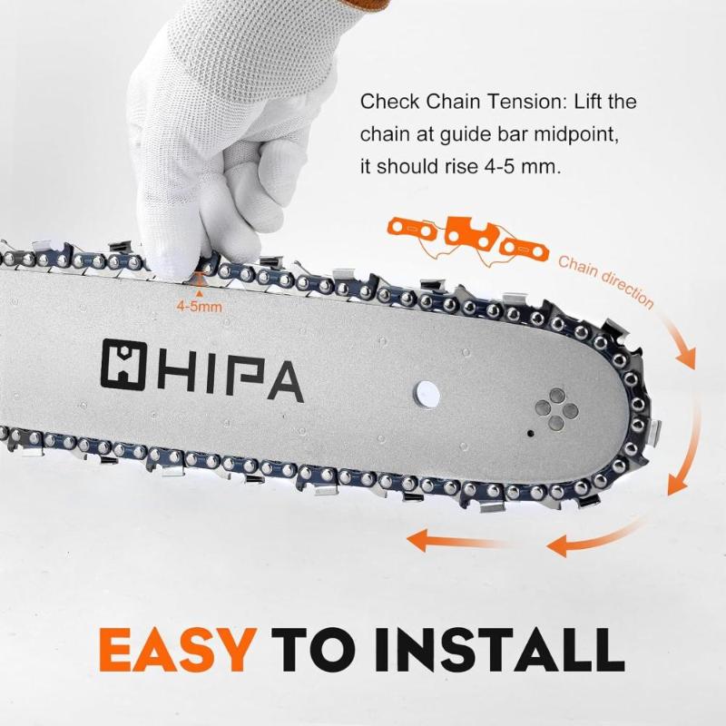 18 Inch MS250 Full Chisel Chains .325 Pitch .063 Gauge 68 DL For Stihl MS250C MS251 MS230 MS210 025 023 021 Chainsaw # 26RM3-68 - Image 6