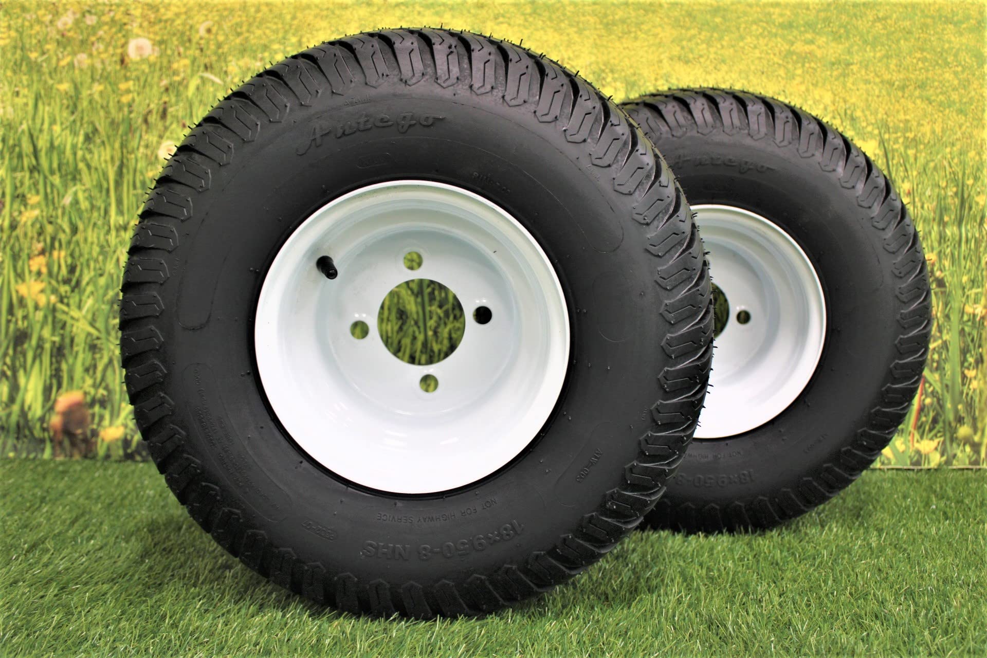 18x9.50-8 Toro/Exmark Wheel Assemblies - Replaces 110-6883, 120-249 (Set of Two) - Image 2