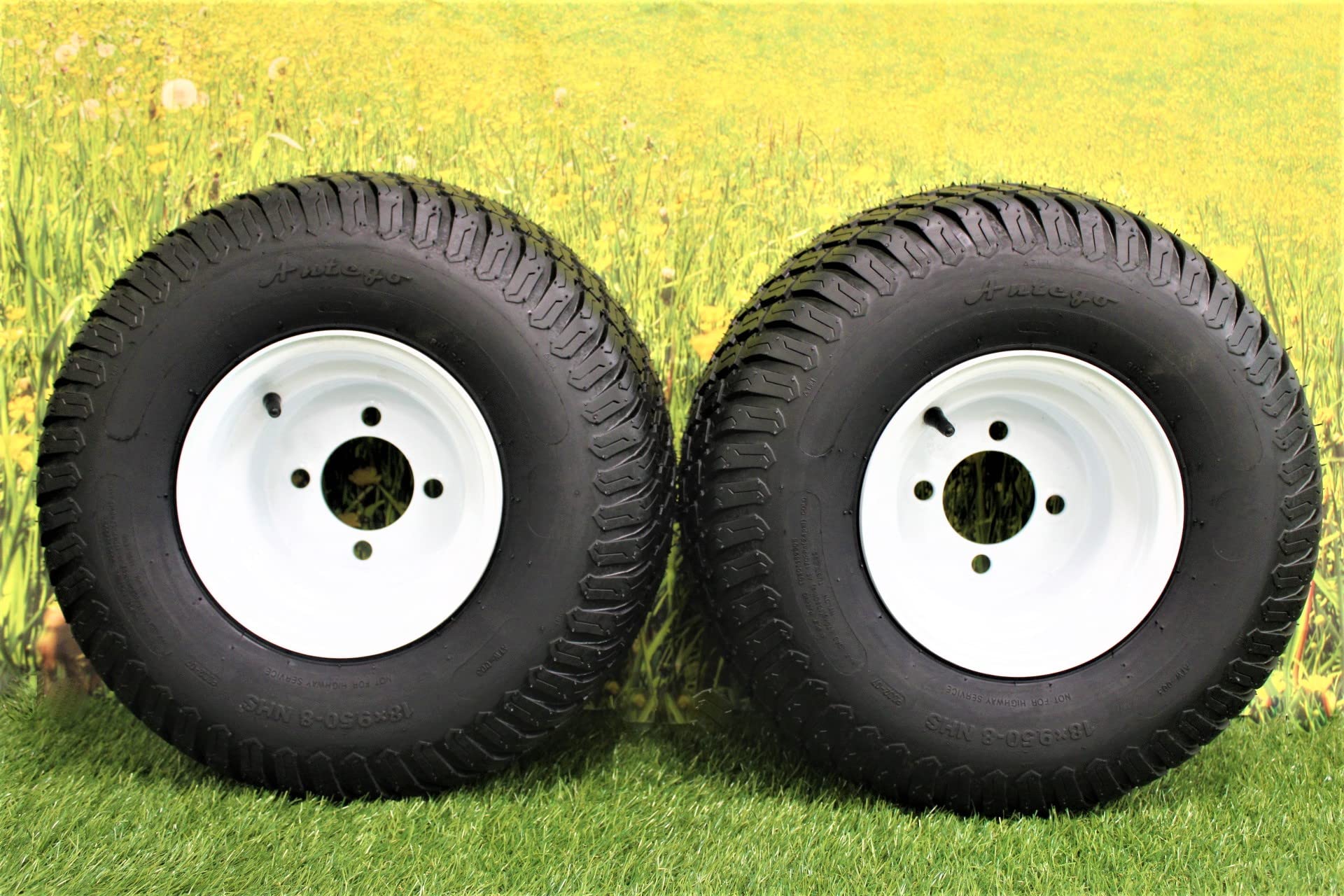 18x9.50-8 Toro/Exmark Wheel Assemblies - Replaces 110-6883, 120-249 (Set of Two) - Image 3