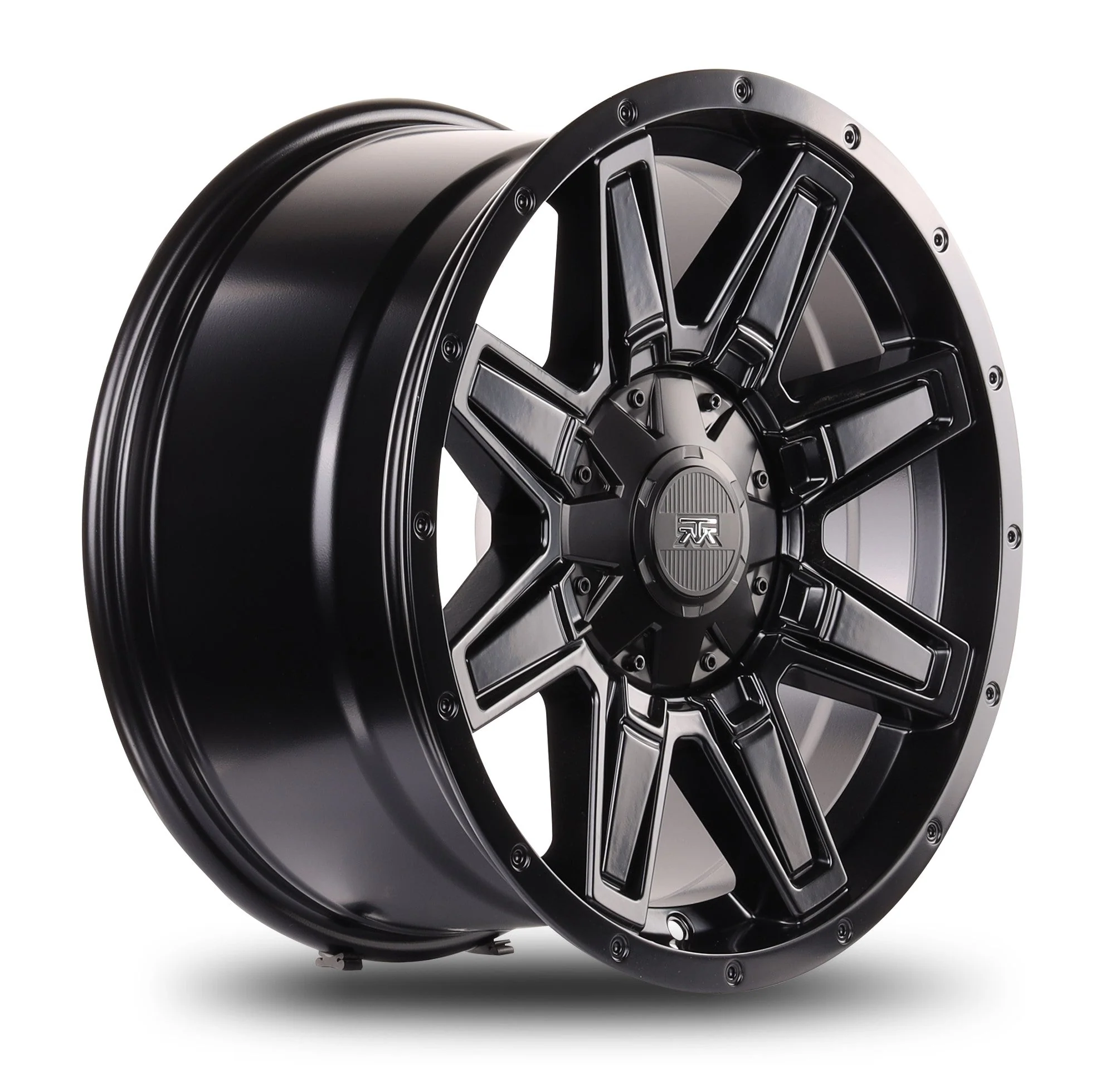 18x9 Mudder Trucker MT404 Deviant Black 5x127 5x5 5x135 ET12 Wheel Rim - Image 4