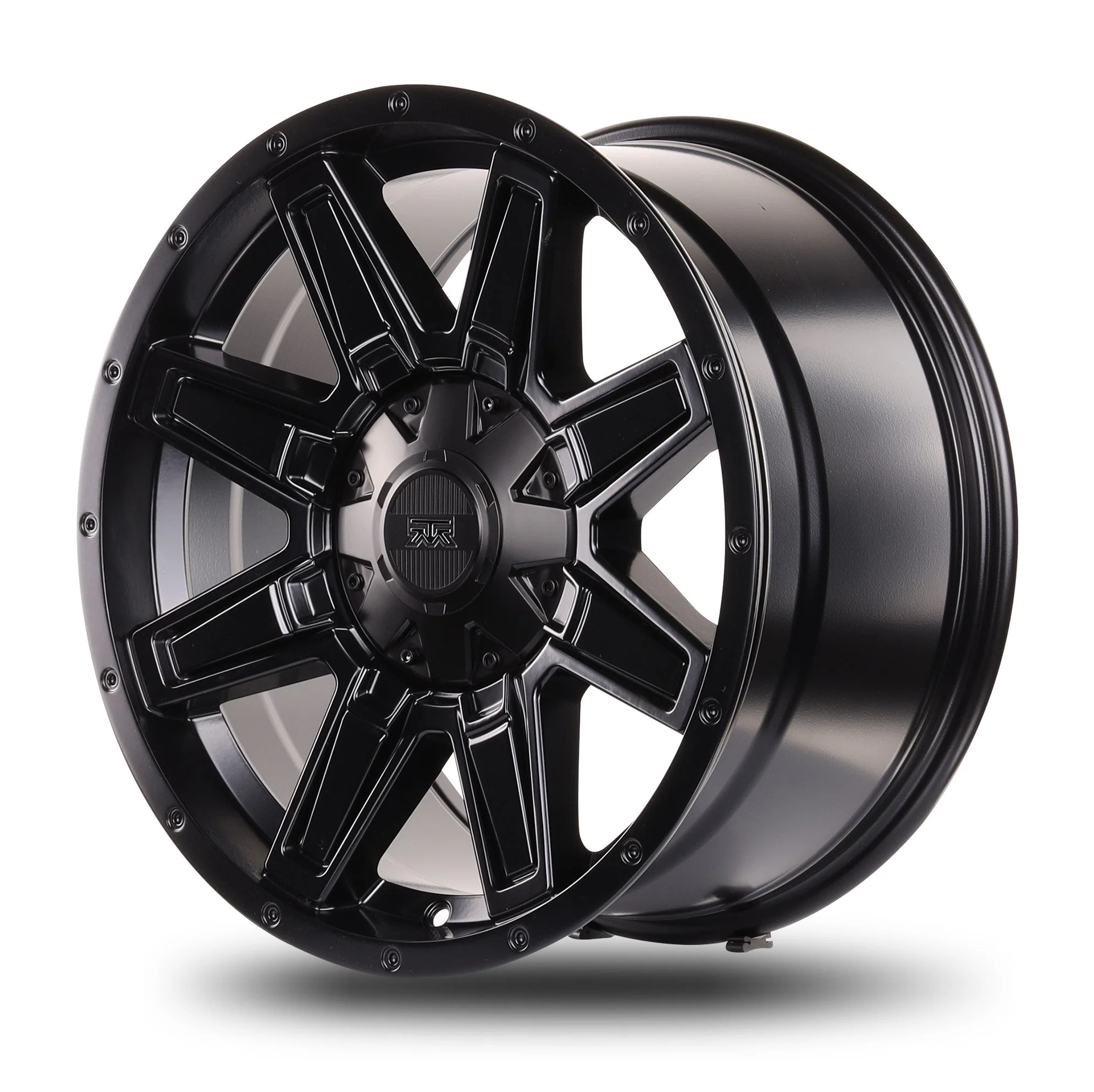18x9 Mudder Trucker MT404 Deviant Black 5x127 5x5 5x135 ET12 Wheel Rim - Image 5