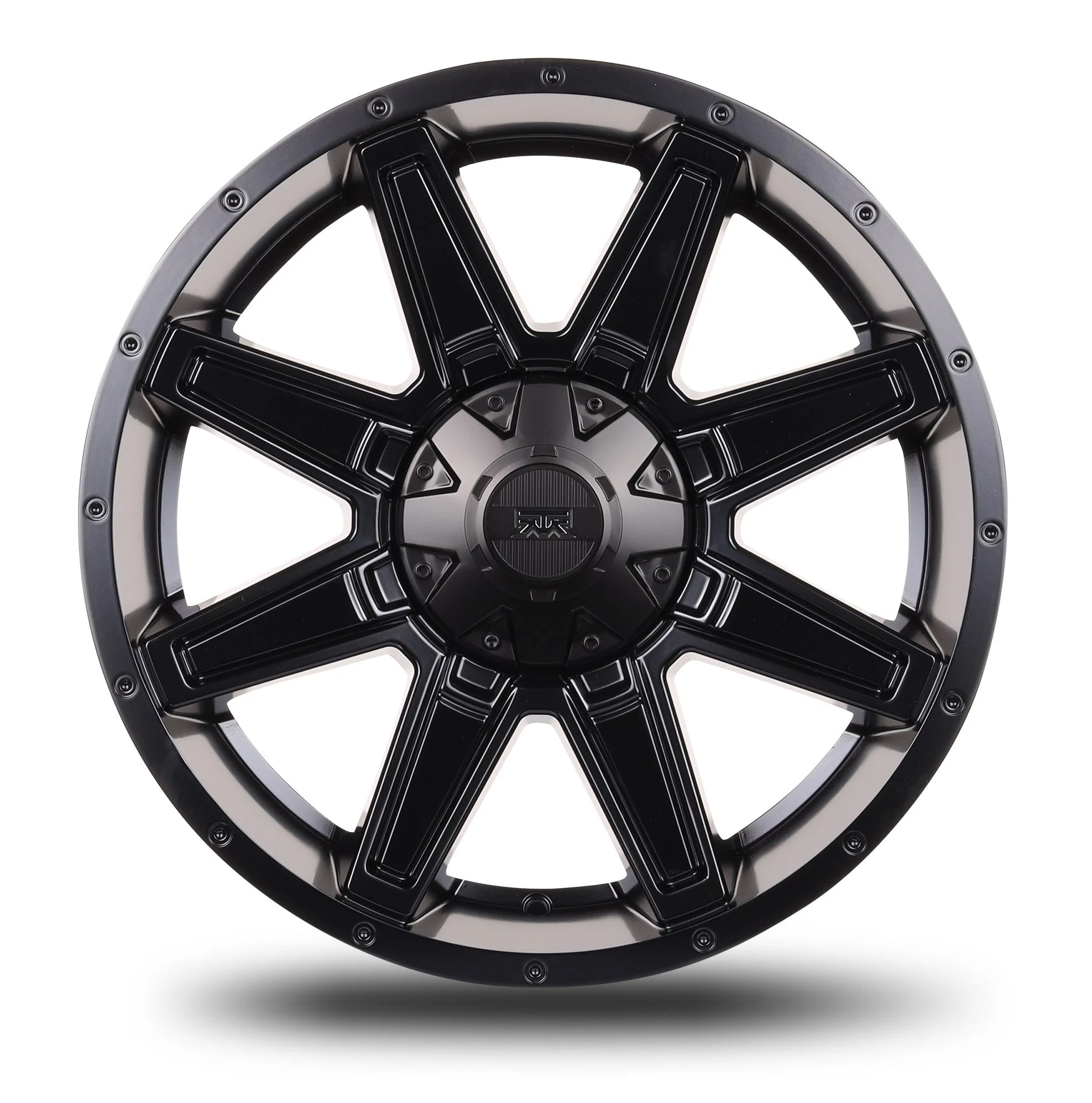 18x9 Mudder Trucker MT404 Deviant Black 5x139.7 5x5.5 5x150 ET18 Wheel Rim - Image 2