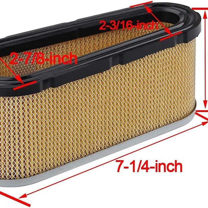 2-Pack 496894S 493909 5053K Air Filter for JD GX85 SX85 SABRE 1542HS 1546GS 1638HS 1642HS 1742HS 12.5-17 HP Mower W 272403S 272403 Pre Filter - Image 3