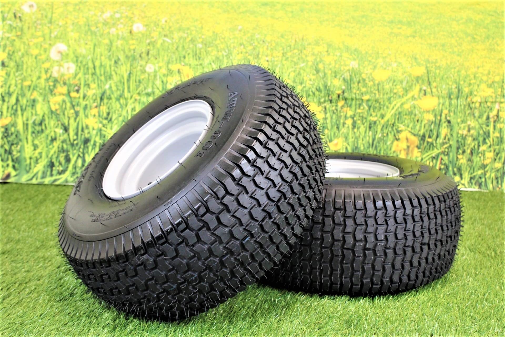 20x8.00-8 Tires with 8x7 Wheels 4 Ply for Lawn & Garden Mower Turf Tires (Set of 2) Husqvarna and Craftsman - Image 4