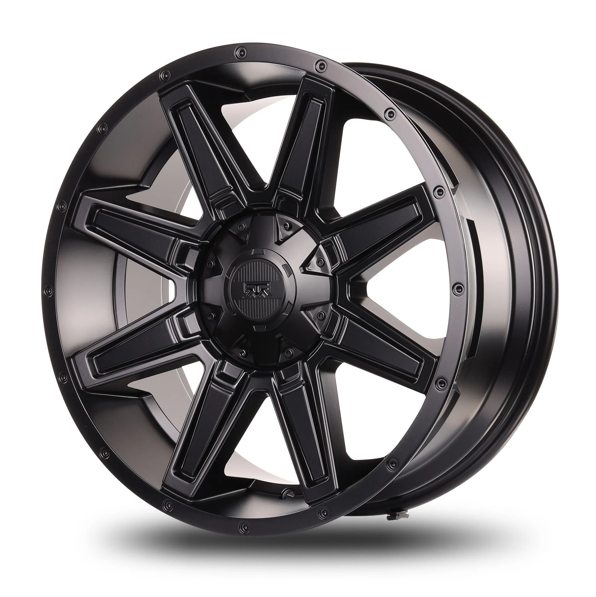 20x9 Mudder Trucker MT404 Deviant Black 5x127 5x5 5x135 ET12 Wheel Rim - Image 3