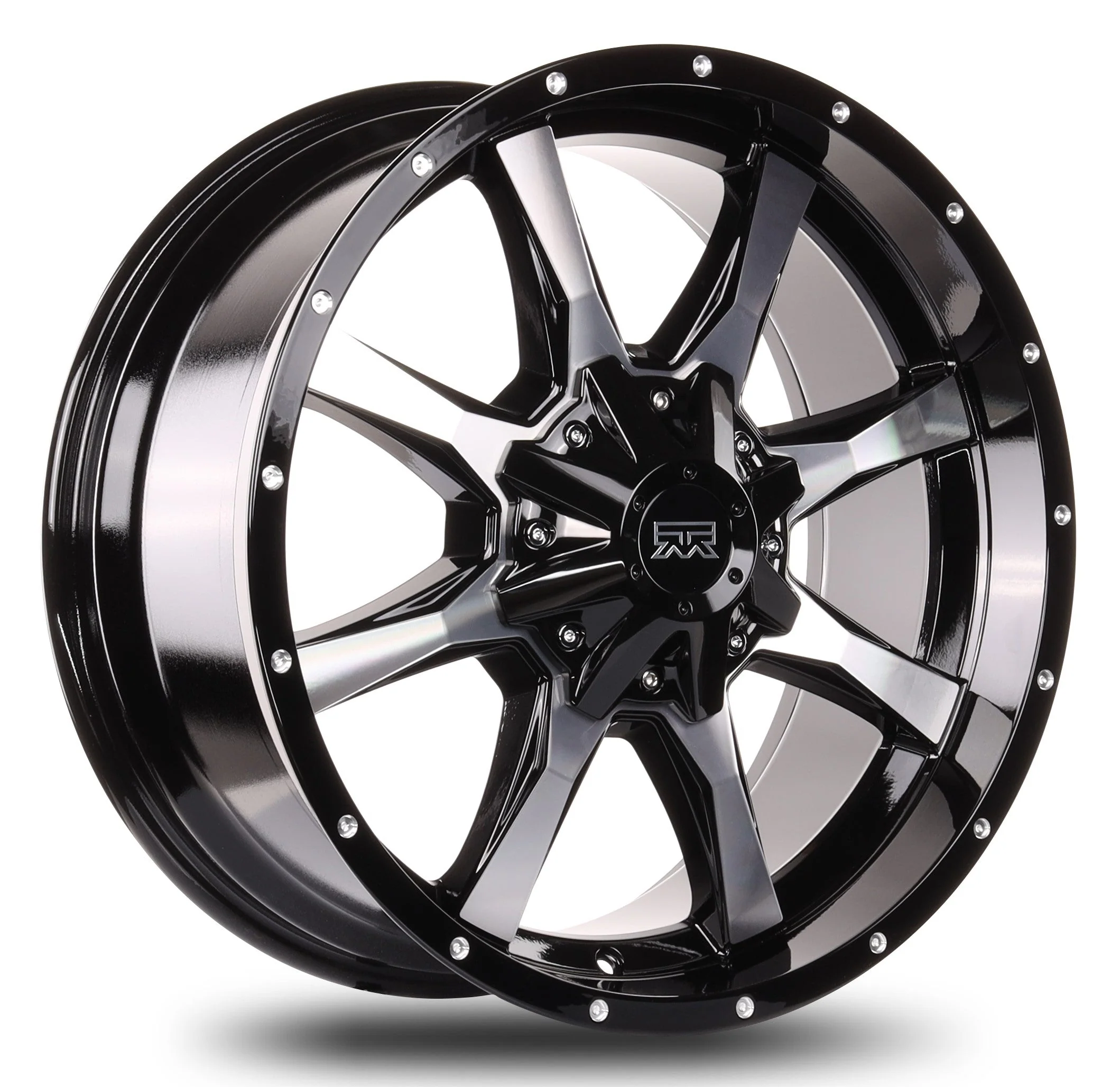 20x9 Mudder Trucker MT513 Black Machined 5x139.7 5x5.5 5x150 ET18 Wheel - Image 5