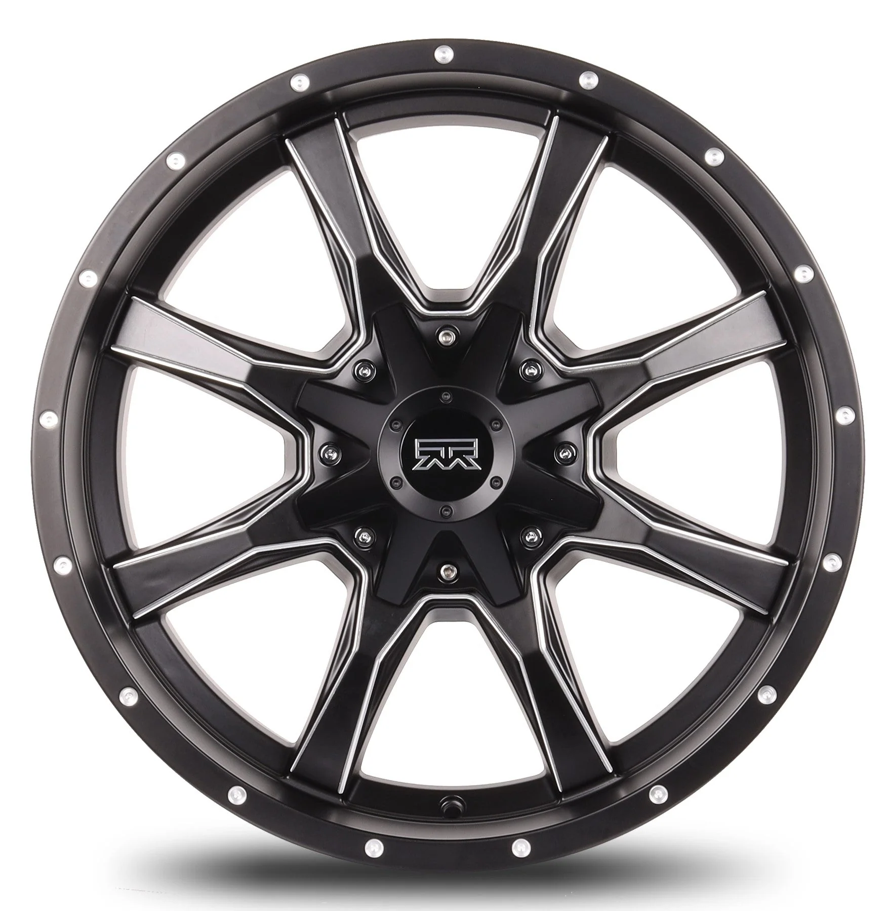 20x9 Mudder Trucker MT513 Breakover Black Machined 8x170 ET18 Wheel Rim - Image 5