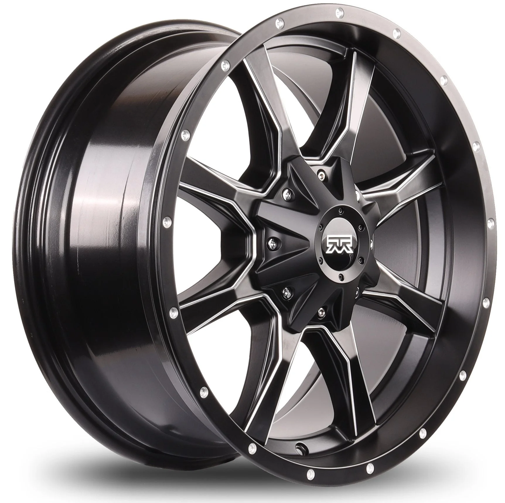 20x9 Mudder Trucker MT513 Breakover Black Milled 8x165.1 8x6.5 ET18 Wheel - Image 4