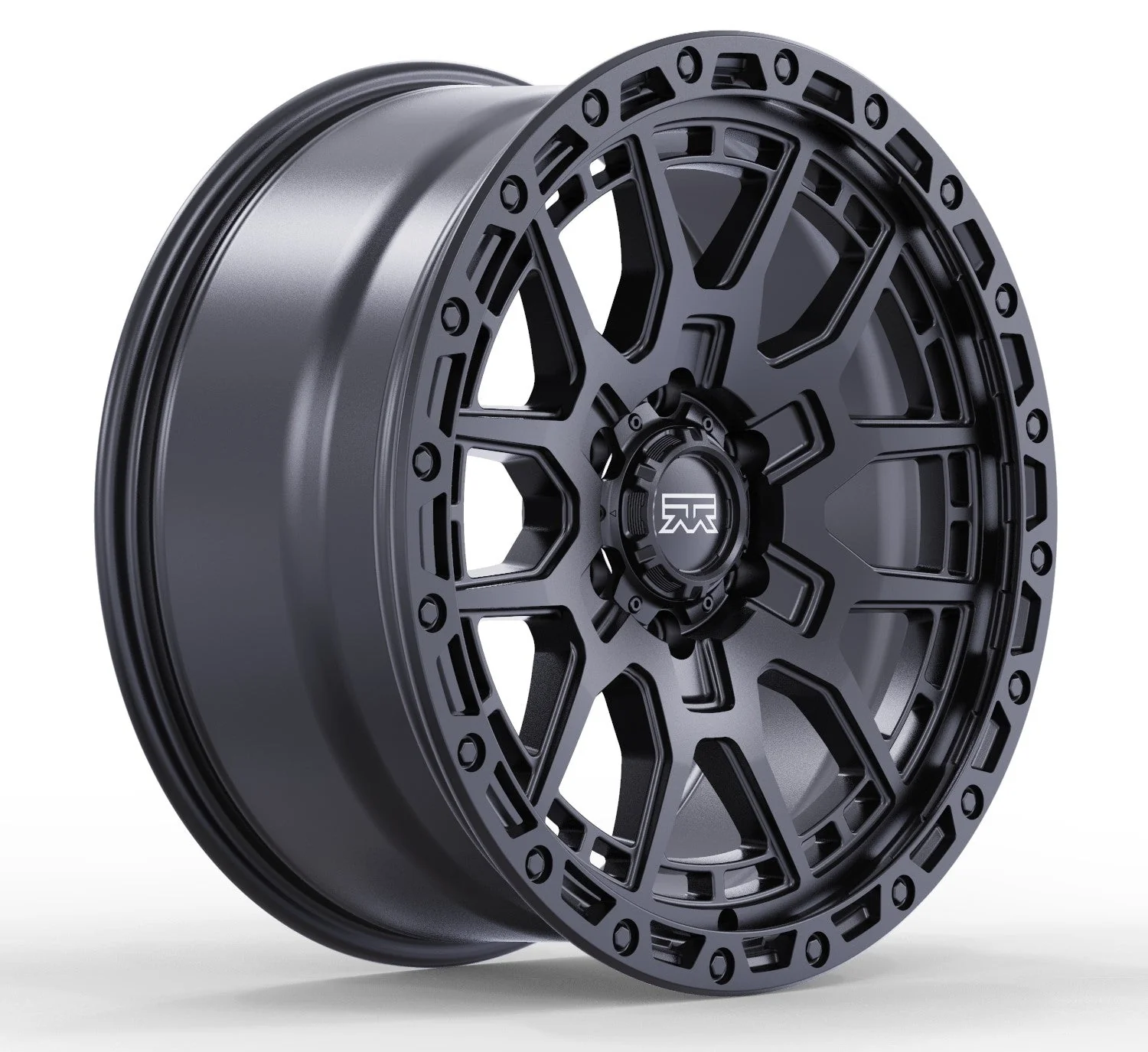 20x9 Mudder Trucker MT678 Resolve Matte Black 6x135 ET12 Wheel Rim - Image 2