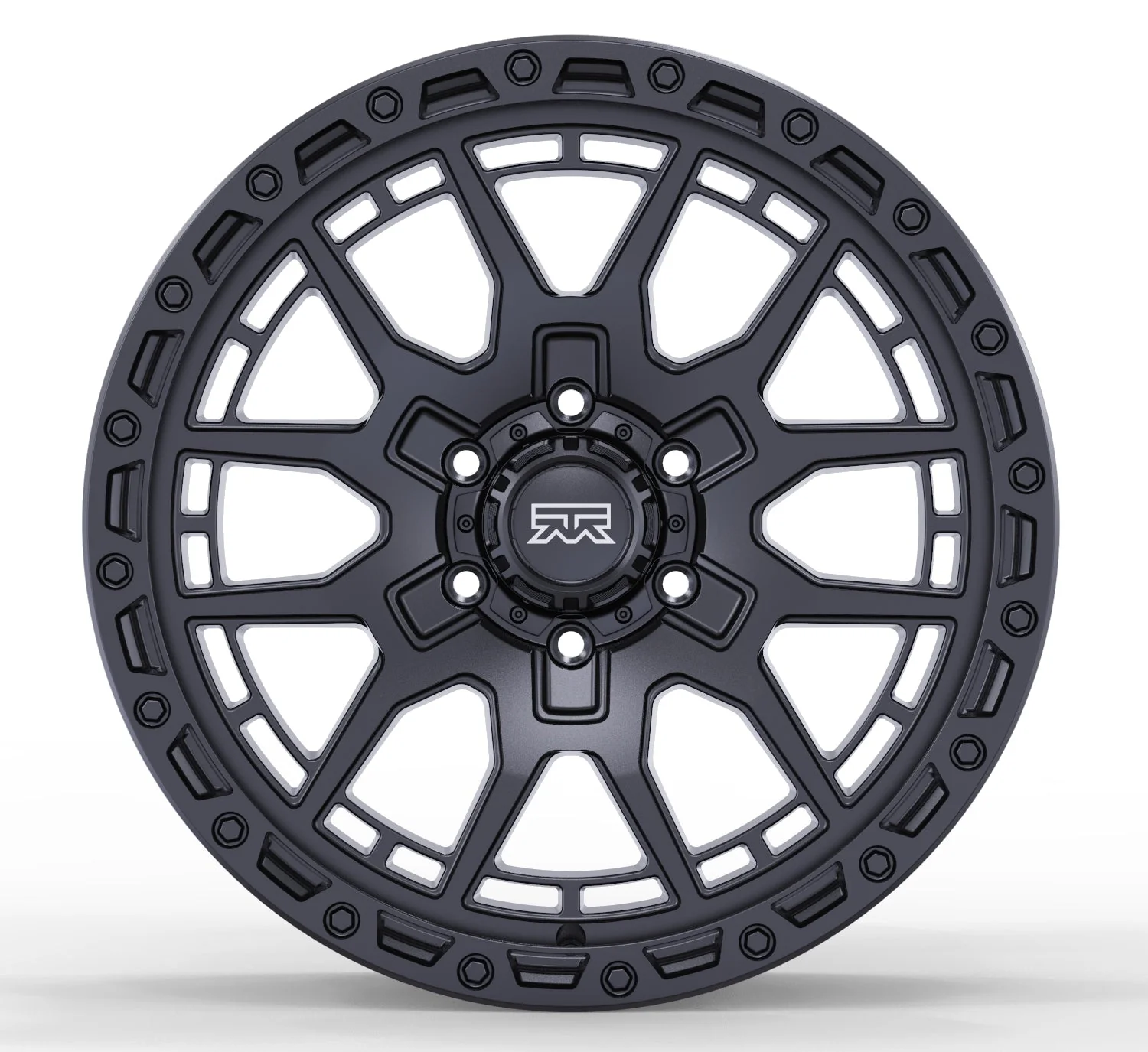 20x9 Mudder Trucker MT678 Resolve Matte Black 6x135 ET12 Wheel Rim - Image 3