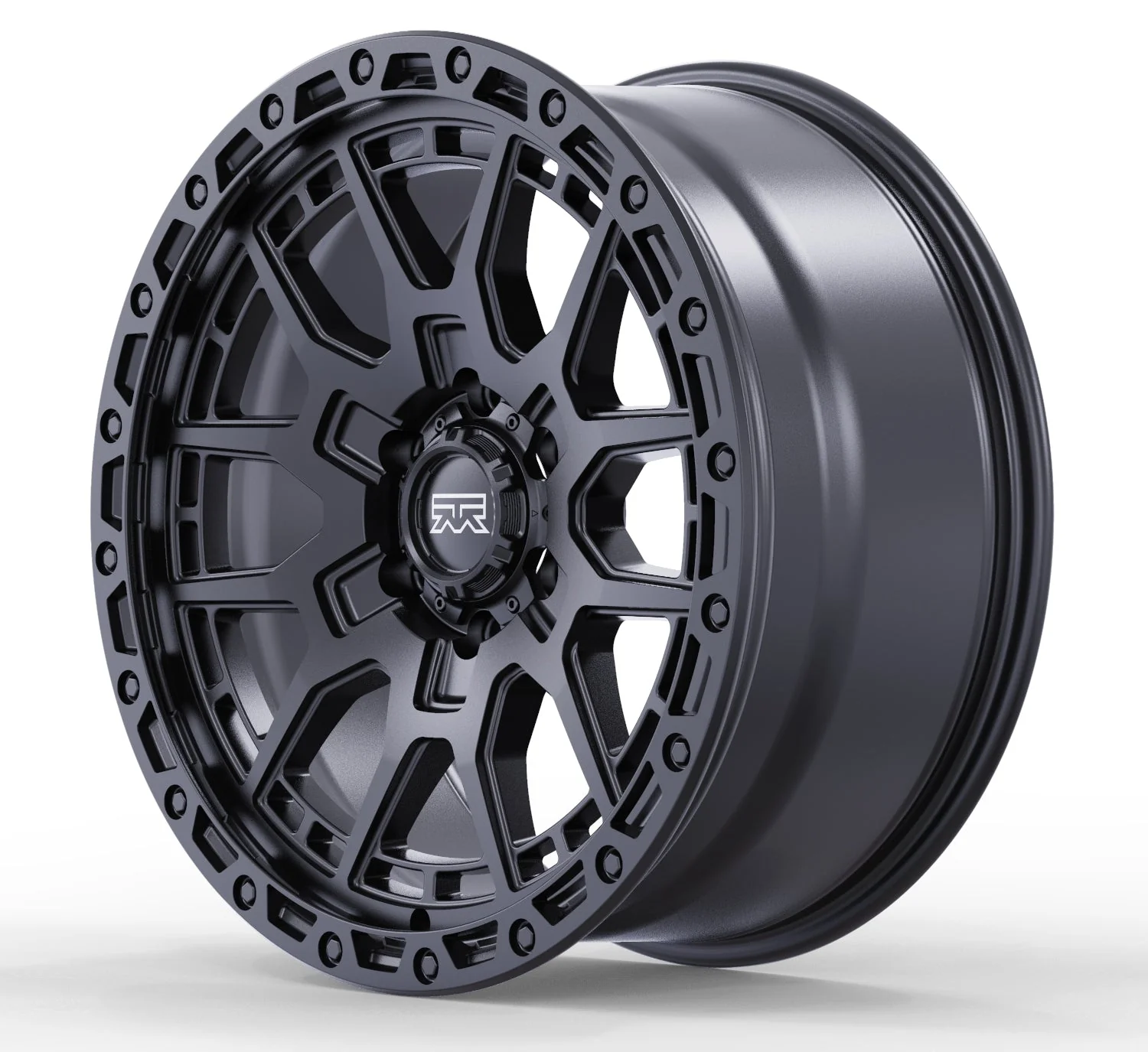20x9 Mudder Trucker MT678 Resolve Matte Black 6x135 ET12 Wheel Rim - Image 5