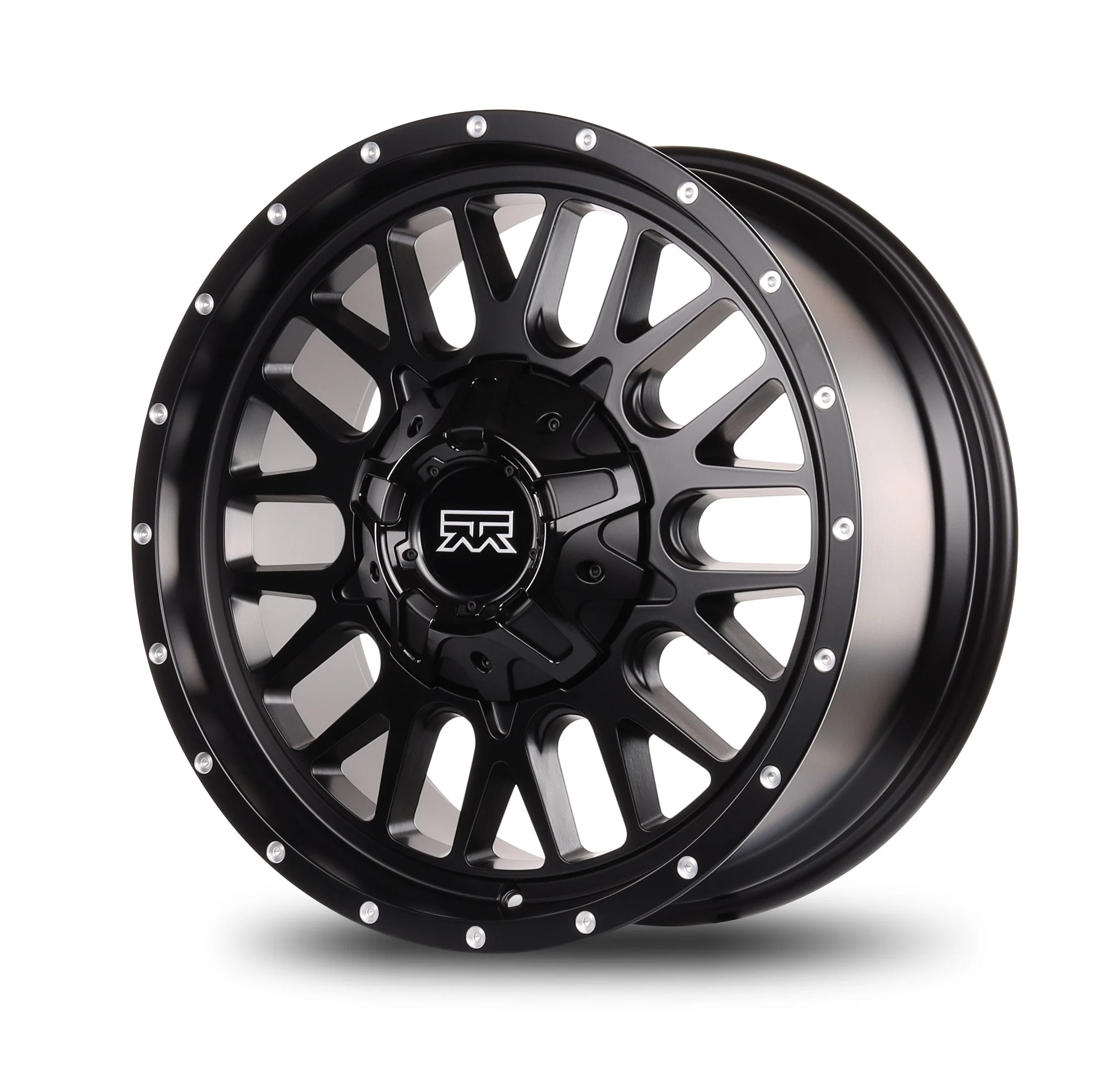 20x9 Mudder Trucker MT937 Sawtooth Black 6x135 6x139.7 6x5.5 ET18 Wheel - Image 3