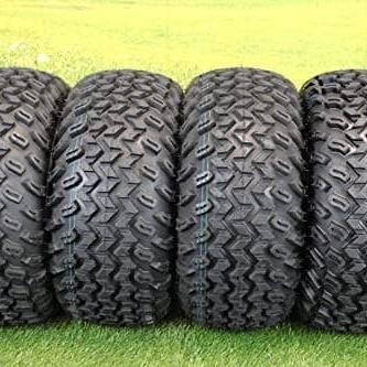 22x11.00-10 with 10x7 Fusion Glossy Black Wheels for Golf Cart (Qty: 1) - Image 5