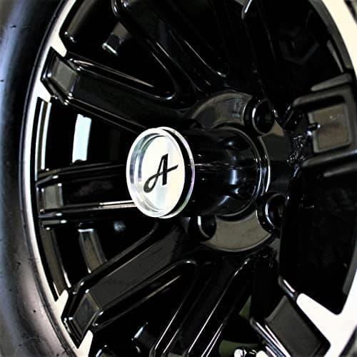 23X10.50-12 with 12x6 Black Aluminum Wheel and Tire Assembly for Golf Cart (Qty: 1) - Image 4