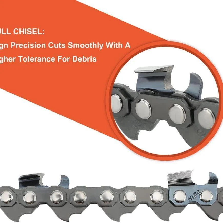 3/8 Pitch .058 84 DL Full Skip 24 inch Saw Chain For Husqvarna 55 65 66 455 455e 460 Rancher 372xp 576xp 262XP 362 362XP Echo Chainsaw - Image 3