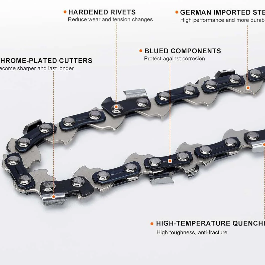3/8 Pitch .058 84 DL Full Skip 24 inch Saw Chain For Husqvarna 55 65 66 455 455e 460 Rancher 372xp 576xp 262XP 362 362XP Echo Chainsaw - Image 4