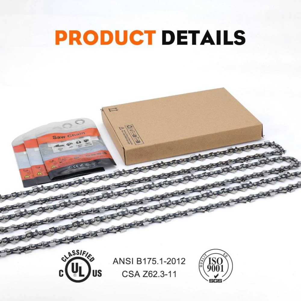3-Pack 18 Inch Full Chisel MS250 Chain .325 Pitch .063 Guage 68 DL For Stihl MS 250 MS251C MS230 MS210 MS231 MS251 Chainsaw # 22LPX068G - Image 7