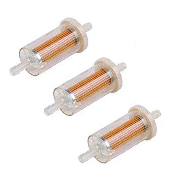 3-Pack Fuel Filter 1/4 695666 691035 for John Deer D105 D110 D120 D125 L105 L108 L111 L120 L118 LA120 LA130 LA125 LA115 LA105 MTD Troy Bilt Lawn Mower Tractor - Image 3