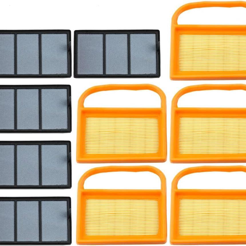 5-Pack Air Filter Set For Stihl TS410 TS420 TS480 TS500i Concrete Cut-Off Saws Replace 4238-141-0300 4238-140-1800 4238-140-4402 - Image 2
