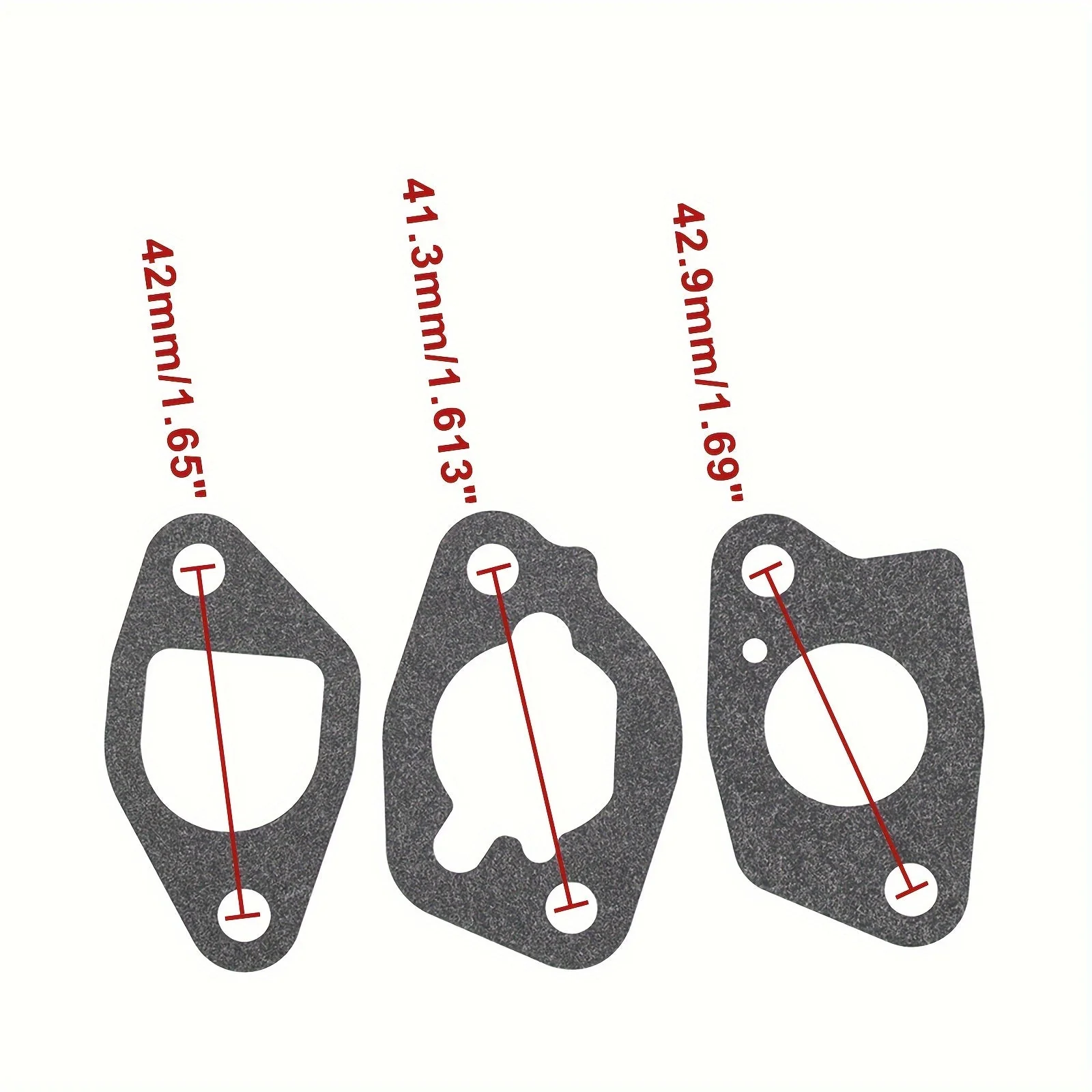 5 Set Hipa Carb Plate Gasket Kit For Honda GX160 GX200 Engine - Image 4