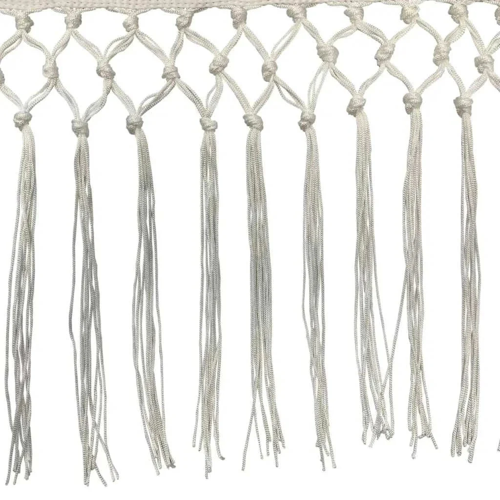 9ft 6 Ribs Replacement Umbrella Canopy w/ Tassels in Taupe (Canopy Only) - Image 5