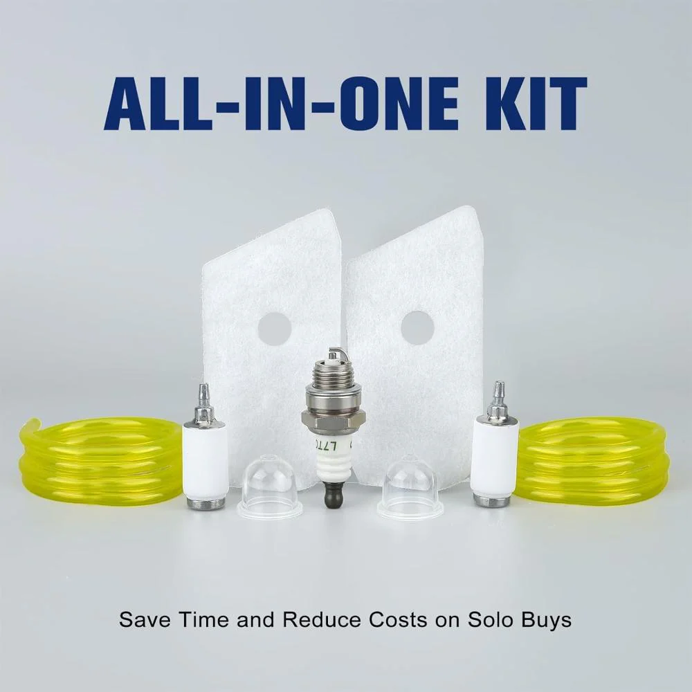 Air Filter Kit for Husqvarna 125L 128L 128CD 128LD 124L Trimmer Brushcutter With Primer Bulb Fuel Line # 530 15 02-53 - Image 2