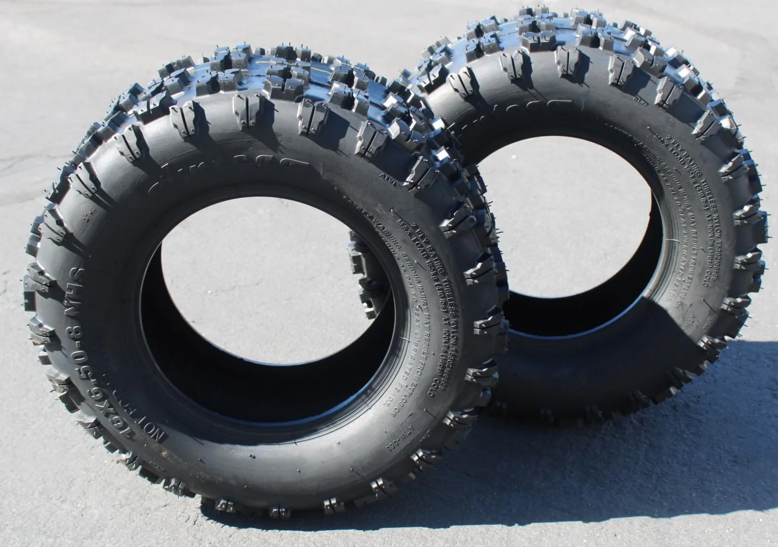 Antego 16X6.50-8 ATW-053 2 ply Snow tires (Set of 2) Non-directional - Image 2