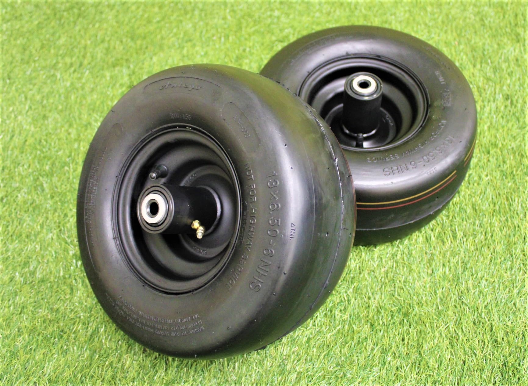 Antego Tire & Wheels - OEM Match or Greenworks 3420072337 13x6.50-6 Tire Wheel Assembly (Set of 4) | Fits Greenworks Crossover 42" - Image 5