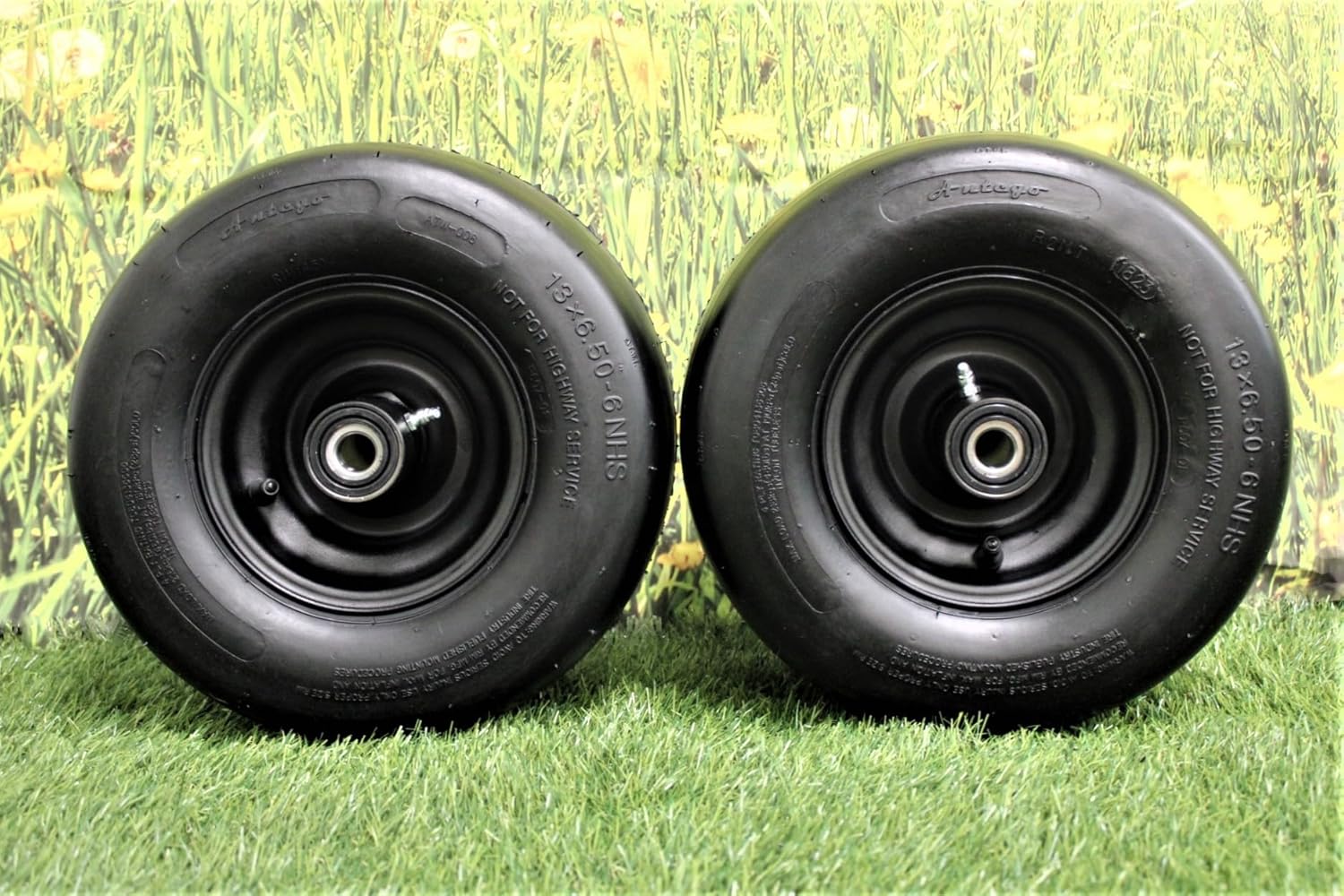 Antego Tire & Wheels - OEM Match Replacement for Scag 486294 13x650-6 Tire Wheel Assembly (Single) | Fits Scag Patriot 52" & 61" - Image 2