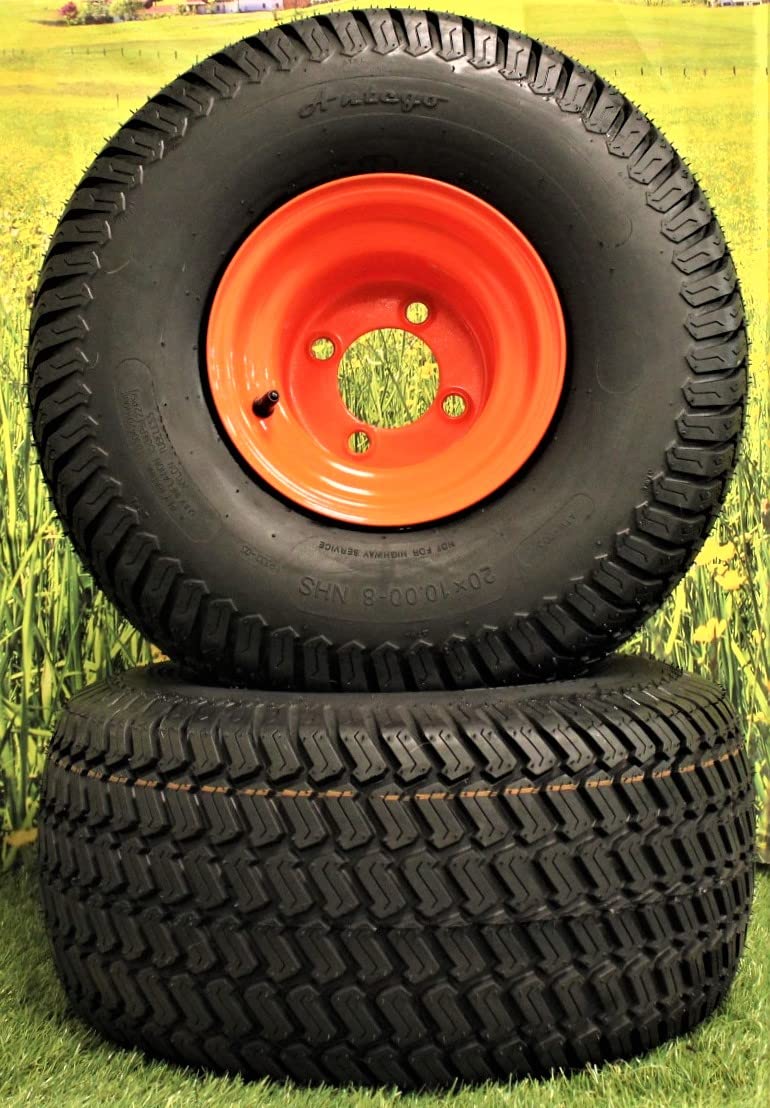 Bad Boy Heavy Duty 20x10.00-8 Tire & Wheel Assemblies (Set of Two) - Image 4
