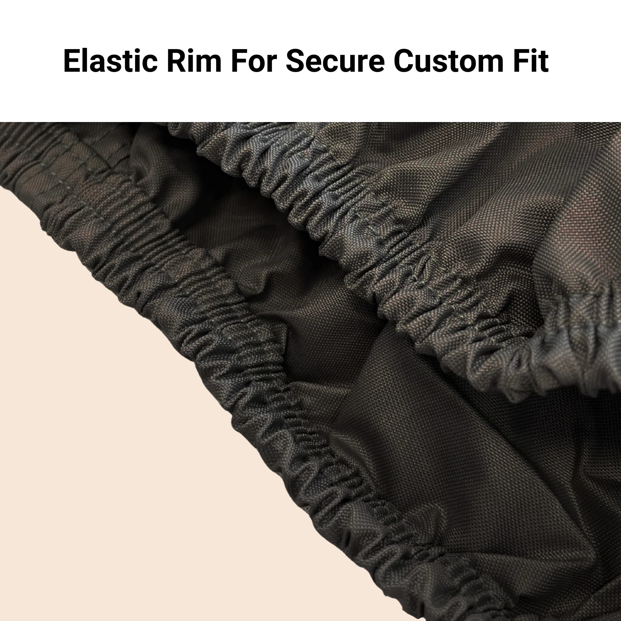 Black XL ATV Cover - 89"L x 47"W x 40"H - Image 4