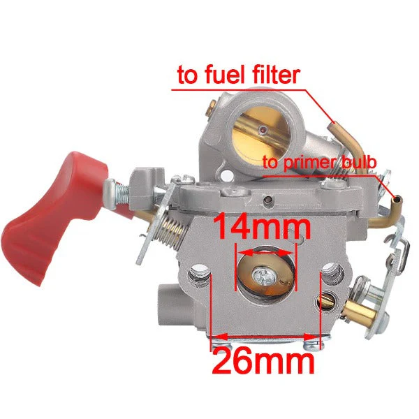 C1M-W44 Carburetor Kit for Poulan Pro PP338PT PP133 PP333 33cc Craftsman 358791170 358791140 358791140 358795920 Gas Trimmer Brushcutter - Image 4