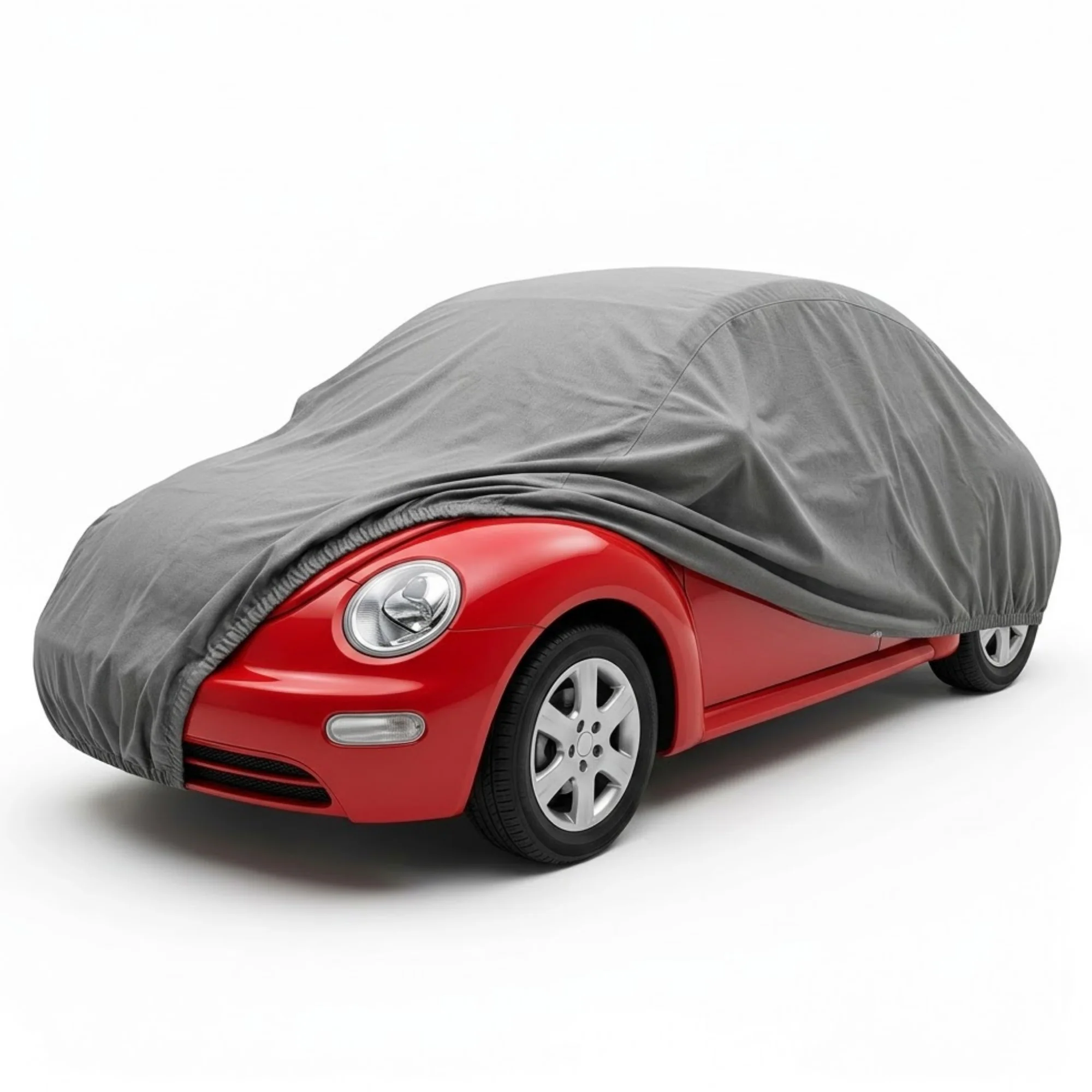 Car Cover for Volkswagen Beetle, Small Sports Car Amor 161"L x 70"W x 55"H Poly 200 Grey