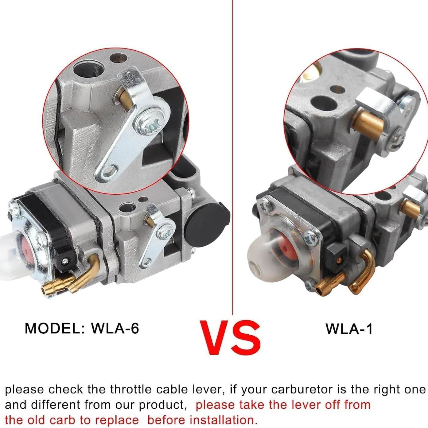 Carburetor For Echo PB-500 PB-500H PB-500T EB508RT Backpack Blower Replace # A021001641 WLA-6-1 WLA-1 WLA-1-1 A021001642 - Image 3