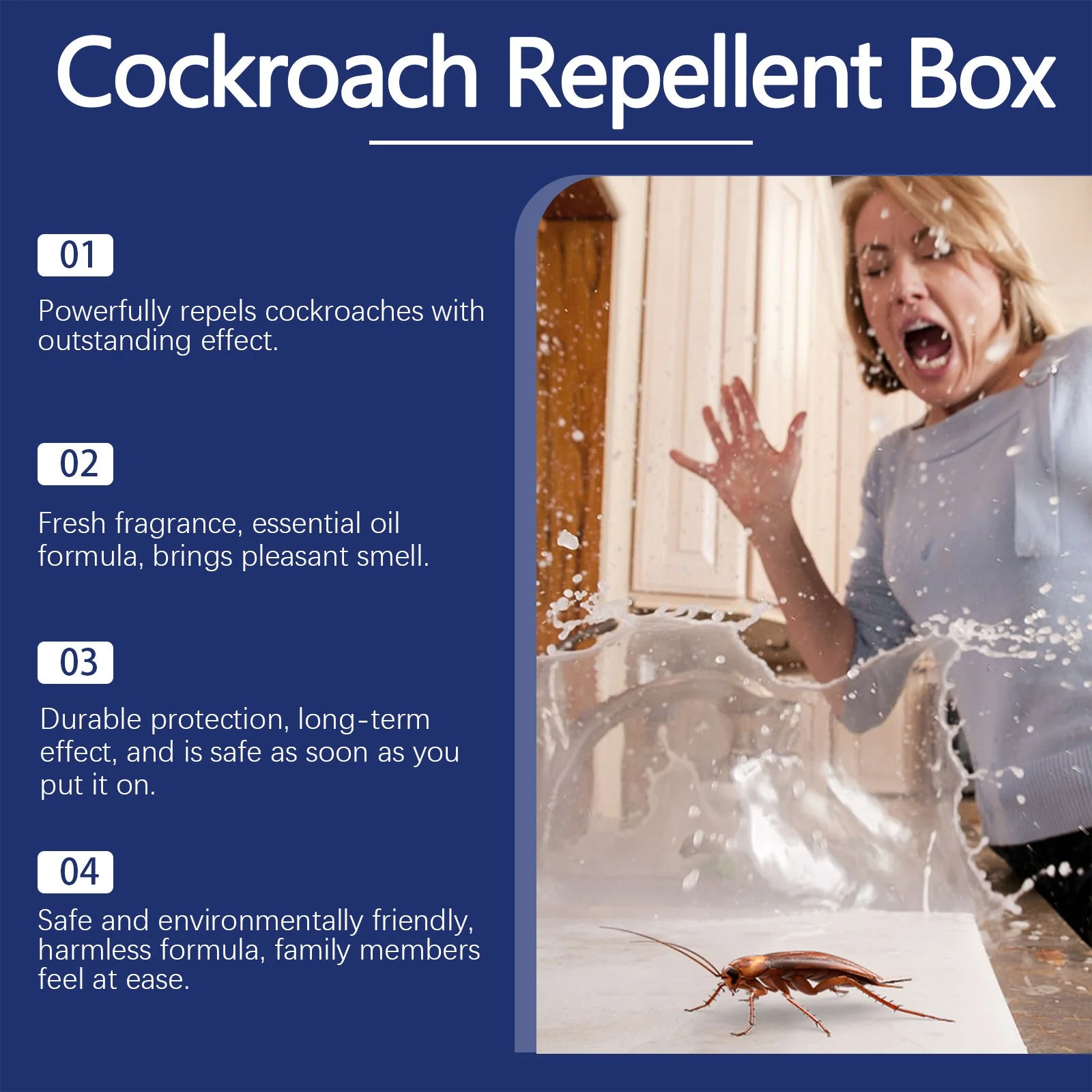 Cockroach Repellent Box Decoy Gel Plant Extract - Image 3