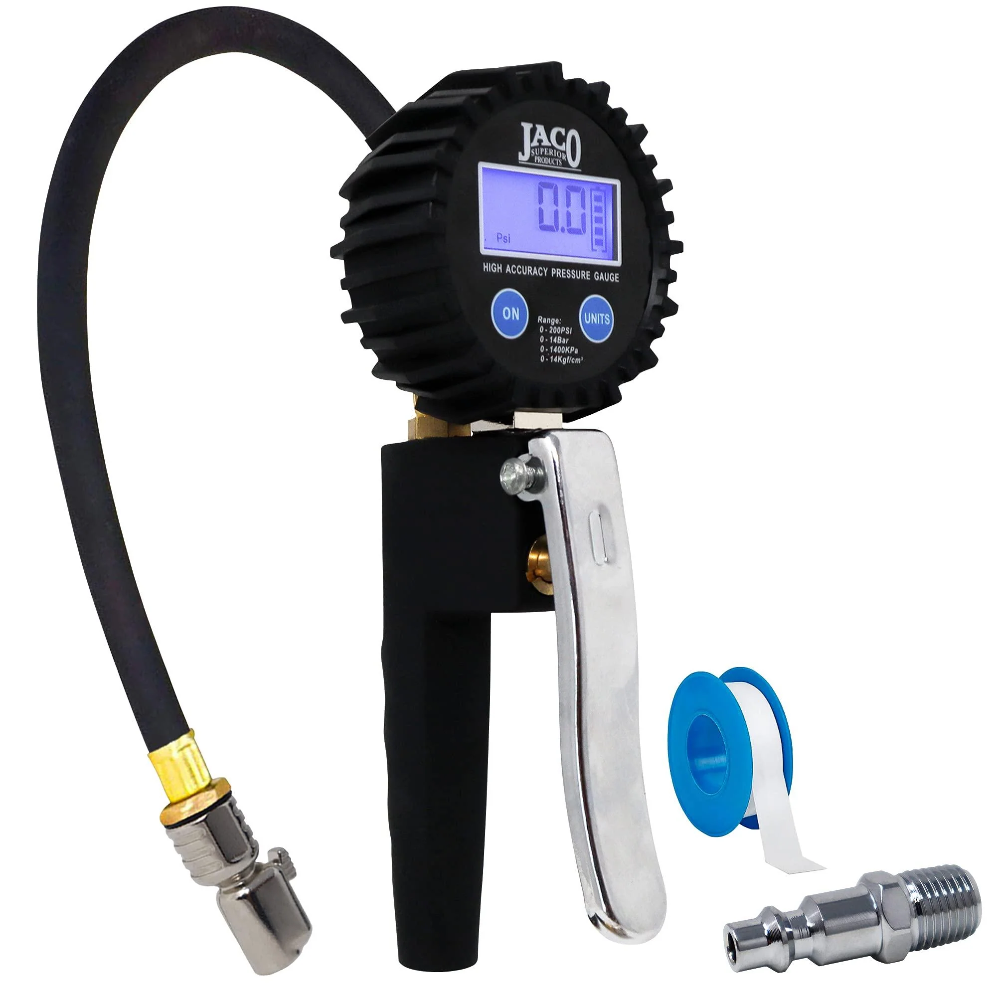 FlowPro® 2.0 Digital Tire Inflator with Pressure Gauge - 200 PSI - Image 2